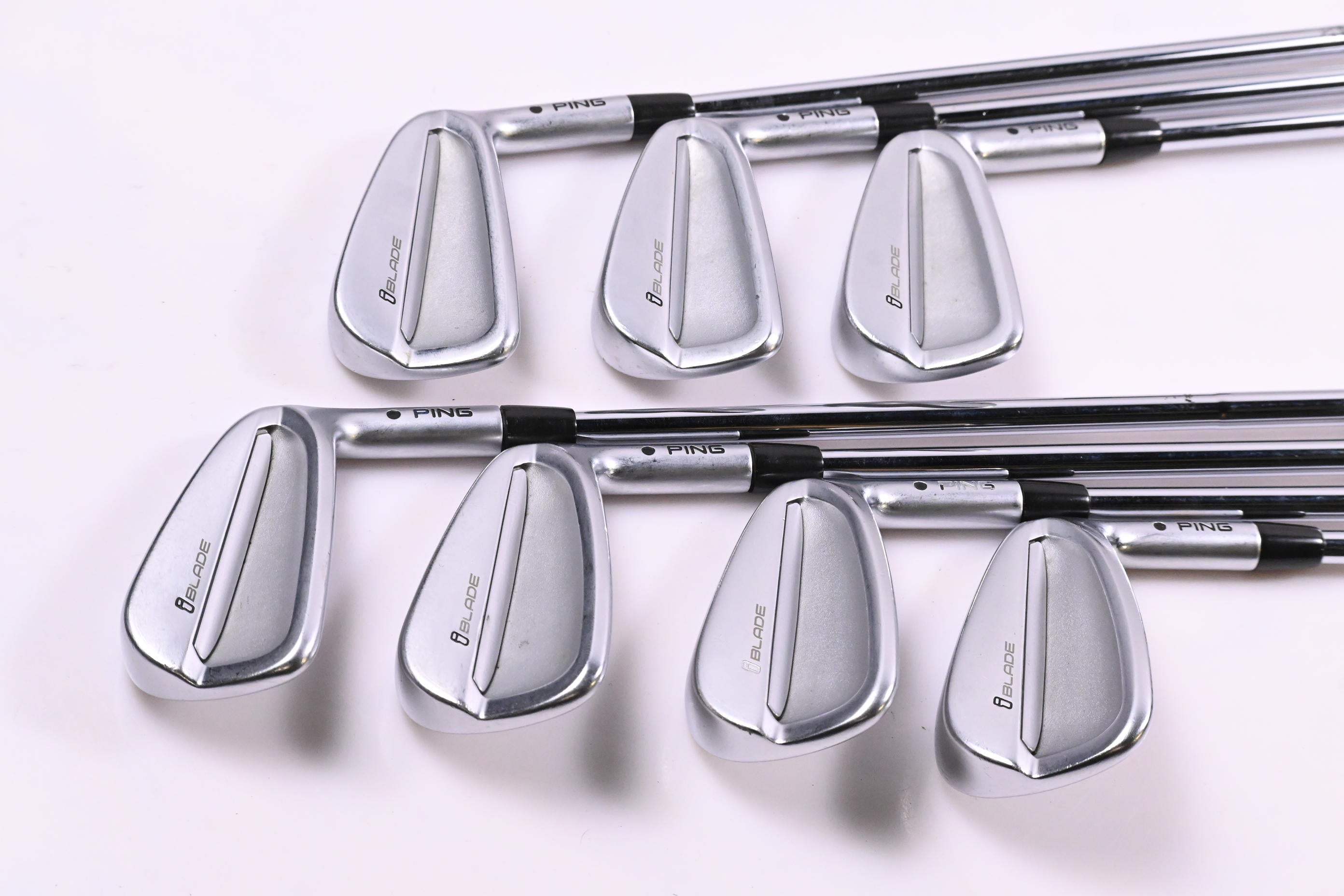 Ping iBlade Irons / 4-PW / Black Dot / Stiff Flex Steel Shafts
