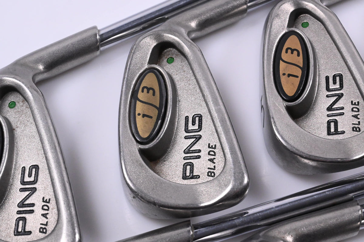 Ping i3 Irons / 3-PW / Green Dot / Stiff Flex Steel Shaft