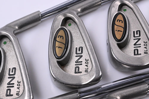 Ping i3 Irons / 3-PW / Green Dot / Stiff Flex Steel Shaft