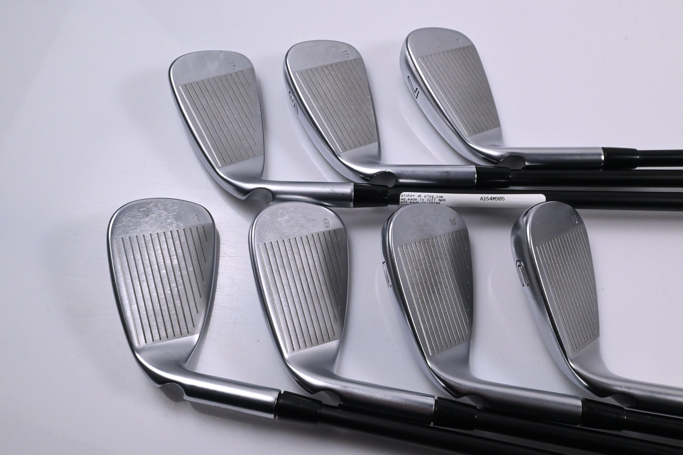 Ping G425 Irons / 5-PW+UW / Black Dot / Senior Flex Ping ALTA CB AWT Shafts