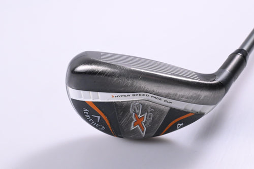 Callaway X2 Hot #4 Hybrid / 22 Degree / Regular Flex Aldila Rogue Tour Blue 60 Shaft