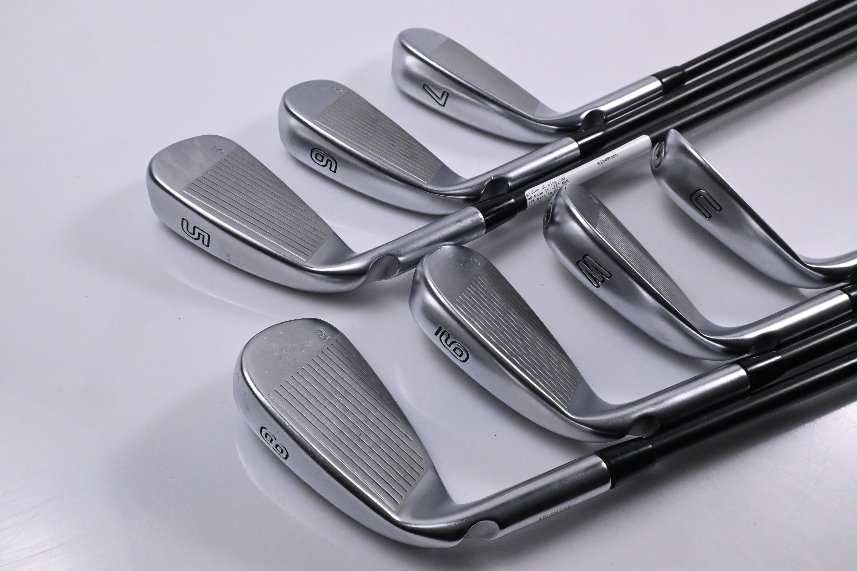 Ping G425 Irons / 5-PW+UW / Black Dot / Senior Flex Ping ALTA CB AWT Shafts