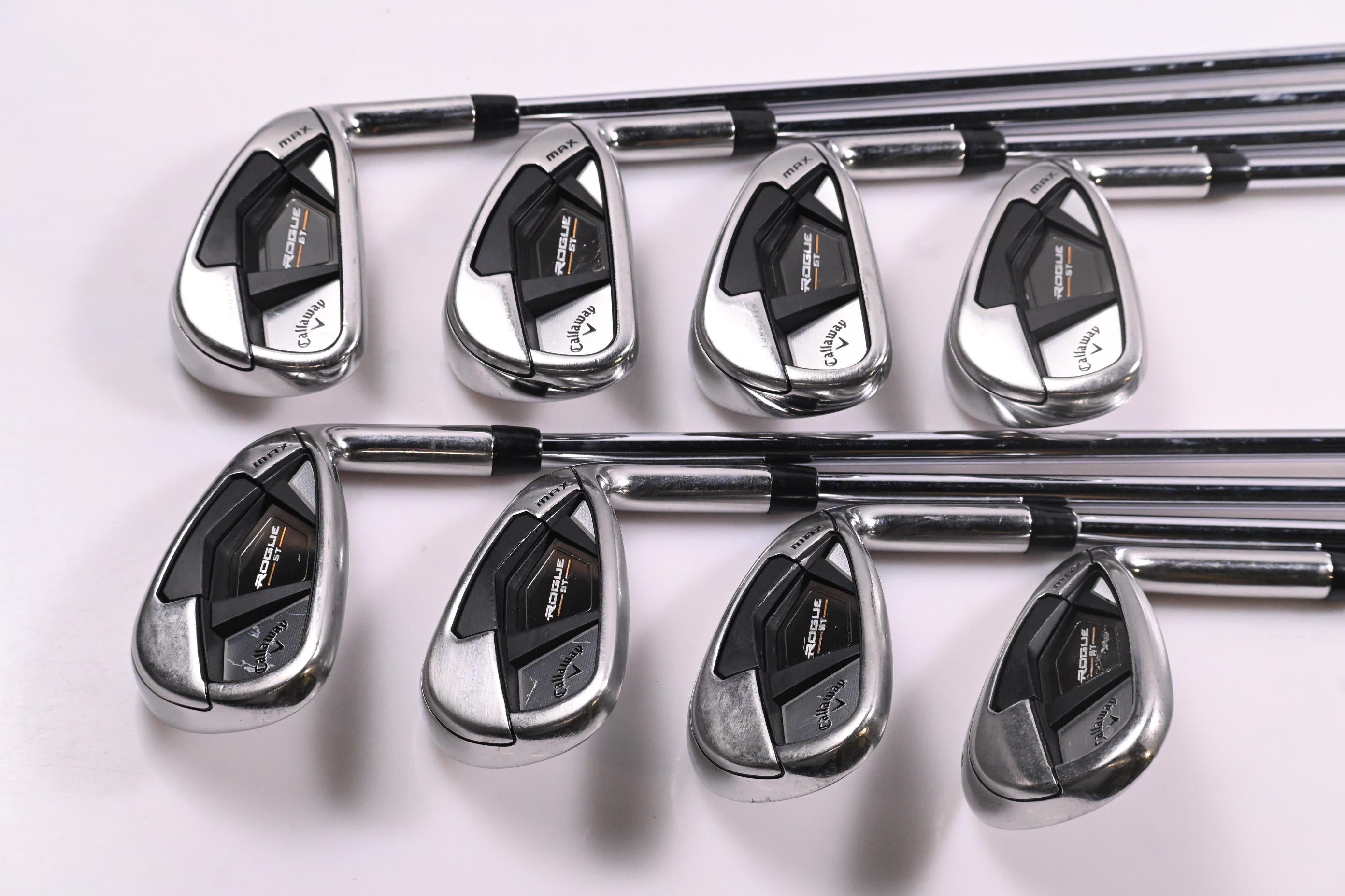 Callaway Rogue ST Max Irons / 5-PW+GW+SW / Regular Flex Elevate MPH 95 Shafts