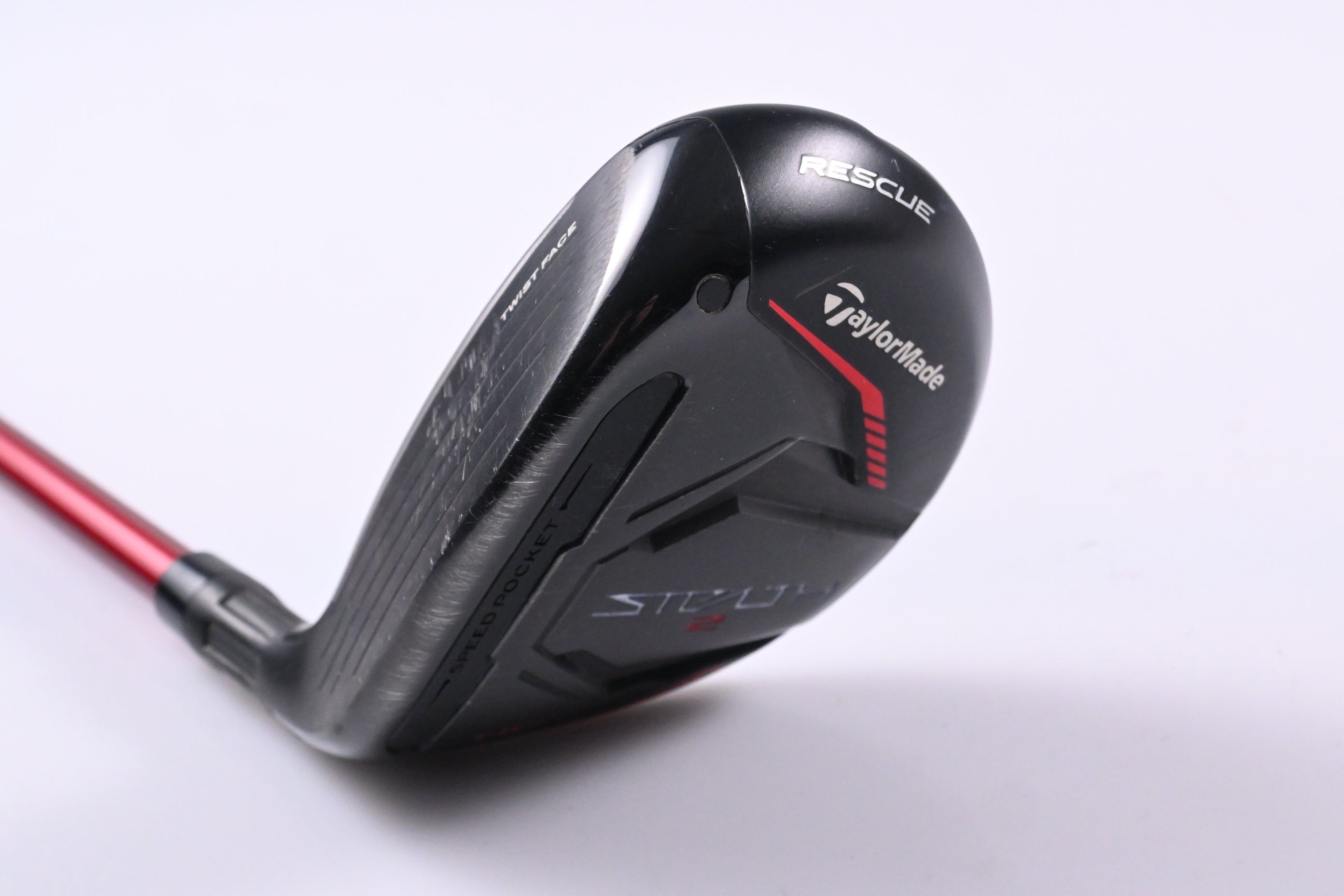Left Hand Taylormade Stealth 2 HD #4 Hybrid / 23 Degree / Stiff Flex Speeder NX