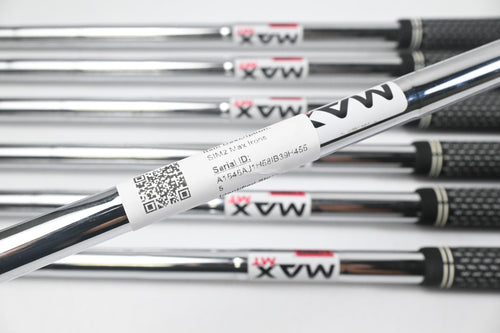 Taylormade SIM2 Max Irons / 5-PW+SW / Regular Flex KBS MAX MT 85 Shafts