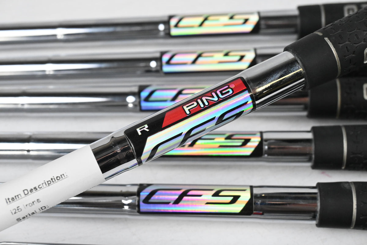 Ping i25 Irons / 4-PW / Black Dot / Regular Flex Ping CFS Shafts