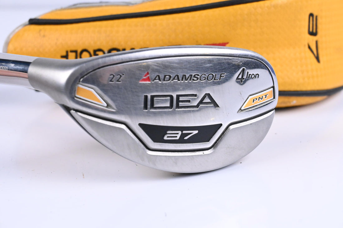 Left Hand Adams Idea A7 #4 Hybrid / 22 Degree / Stiff Flex UST AXIV Core 85