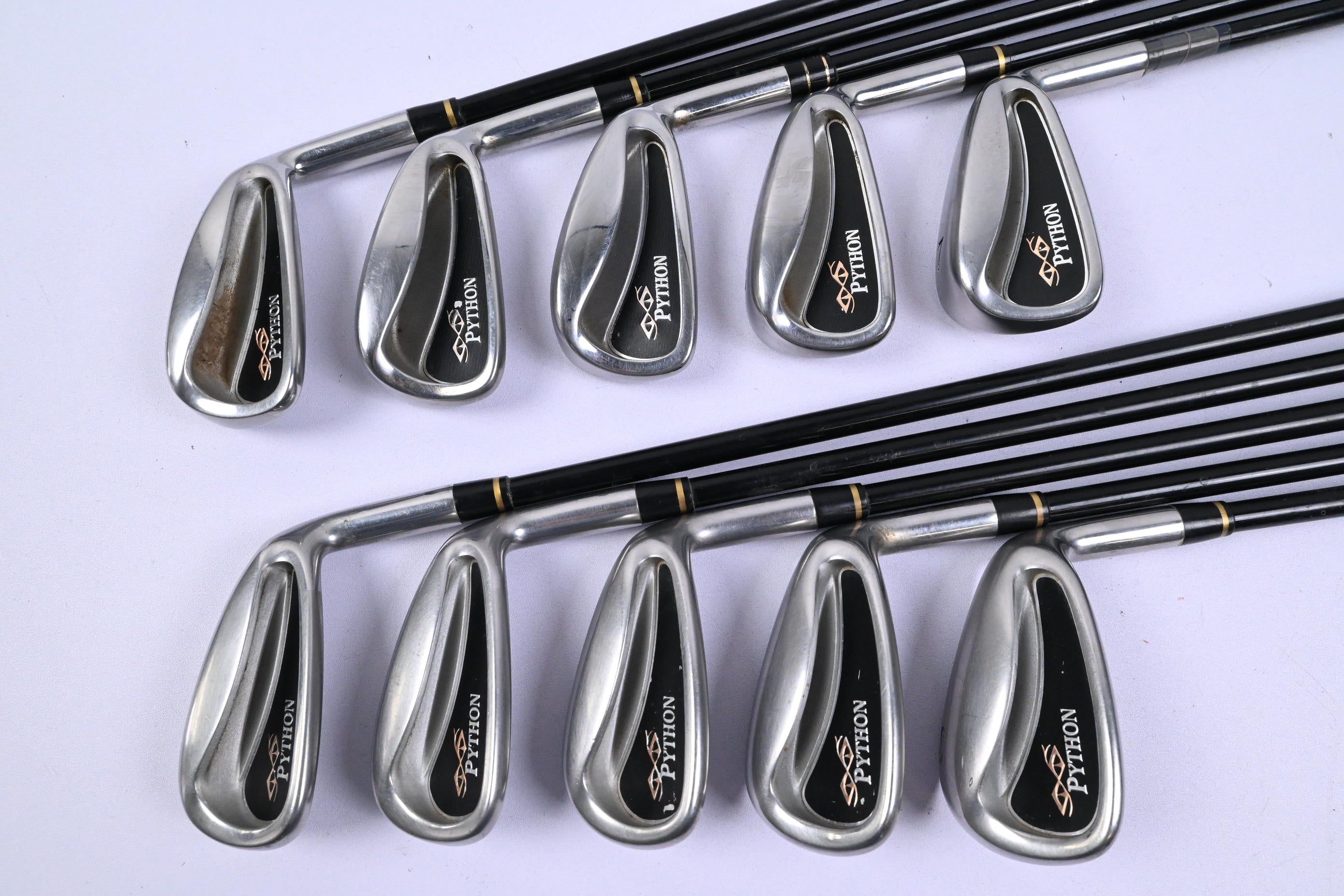 Snake Eyes Python Irons / 3-PW+GW+SW / Regular Flex Snake Eyes Python Shafts