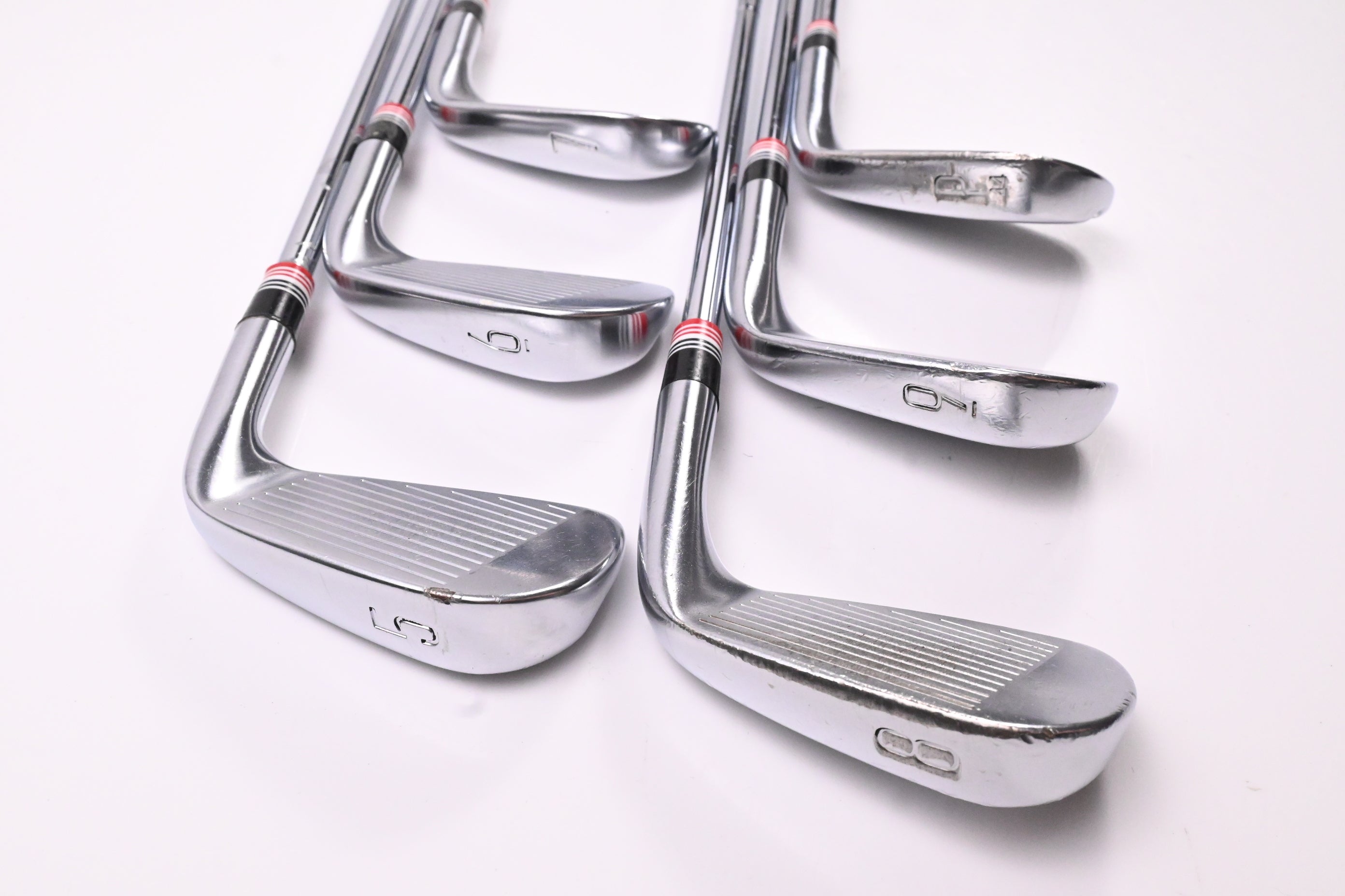 Left Hand Titleist T150 2023 Irons / 5-PW / Stiff Flex AMT Black S300 Shafts