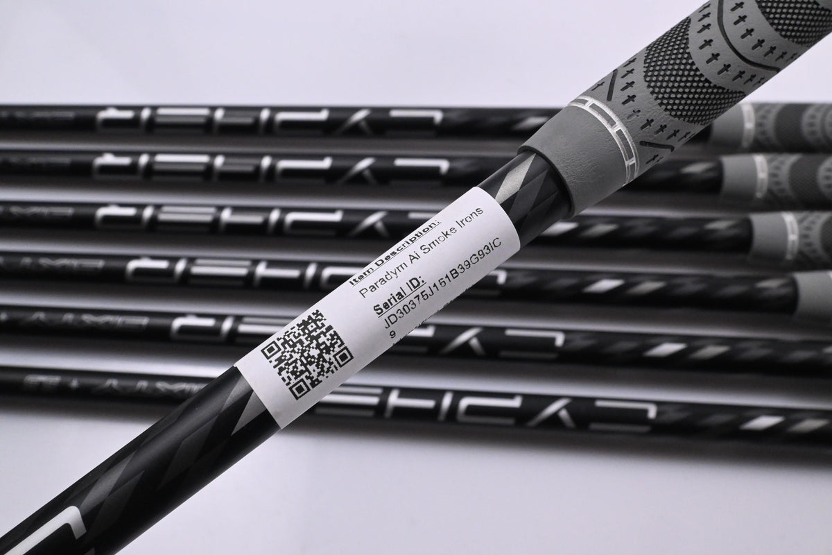 Callaway Paradym Ai Smoke Irons / 5-PW+AW / Regular Flex Cypher 2.0 60 Shafts