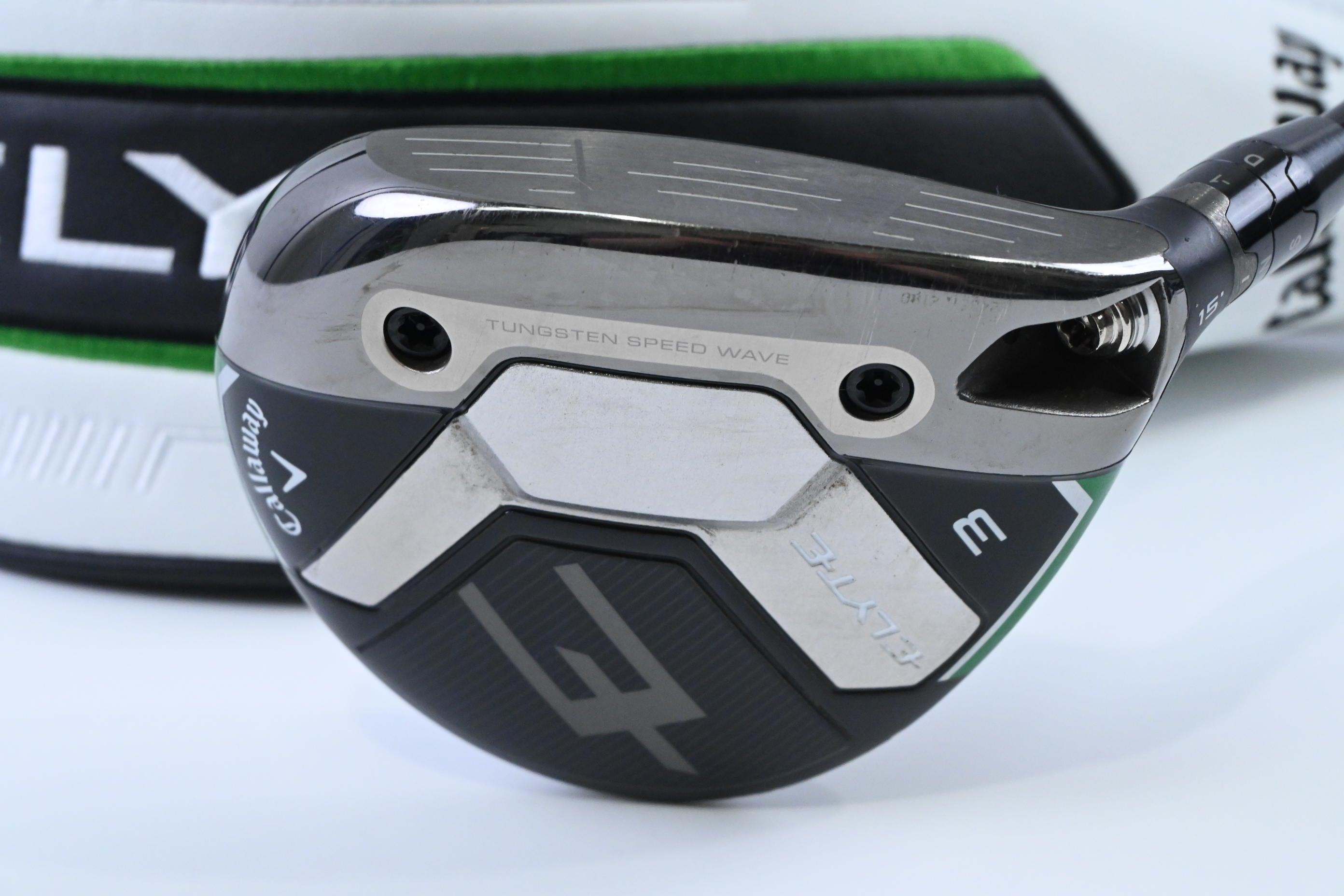 Callaway Elyte #3 Wood / 15 Degree / Stiff Flex HZRDUS Gen4 Black 70 Shaft