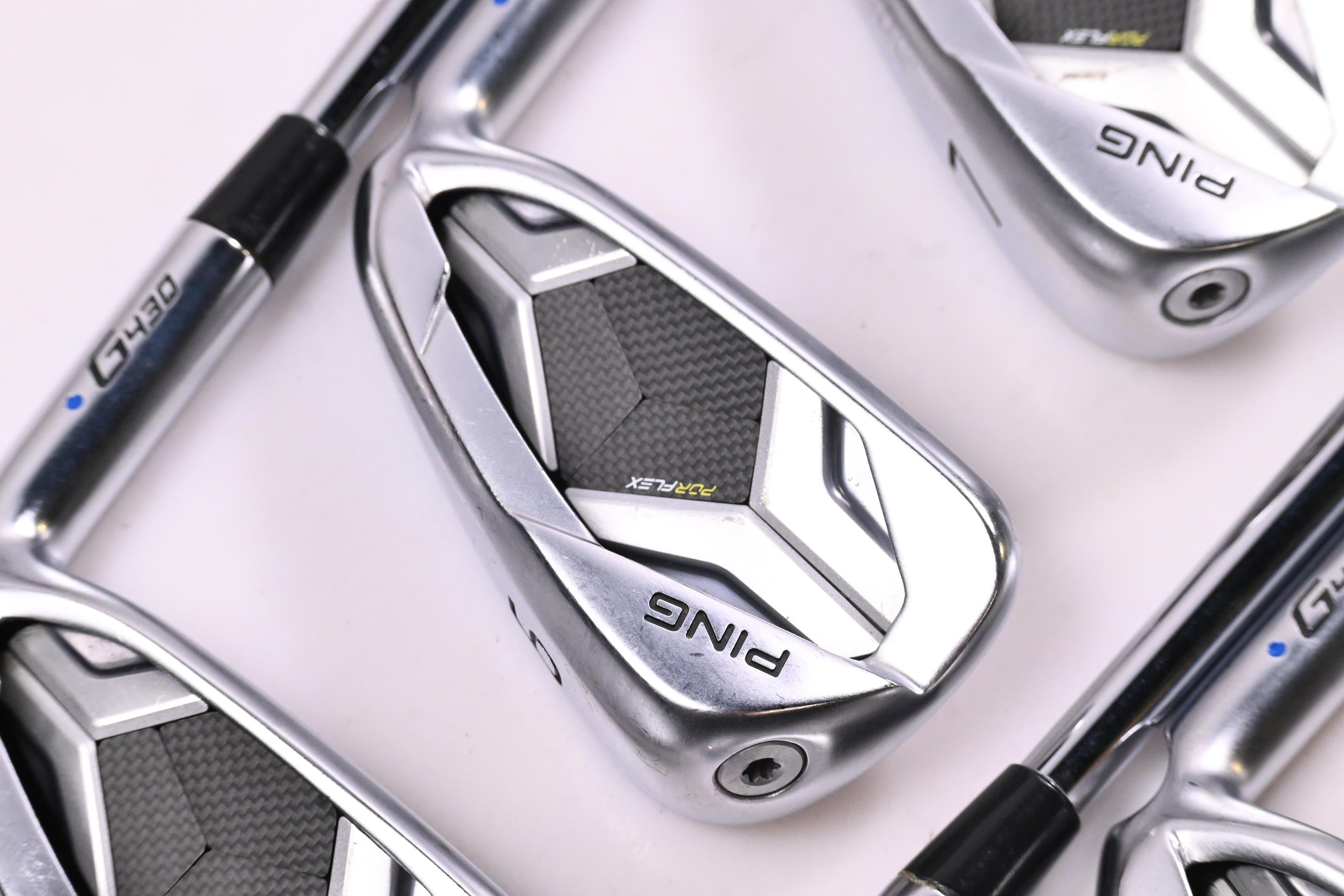 Ping G430 Irons / 5-PW / Blue Dot / Regular Flex Dynamic Gold 105 R300 Shafts