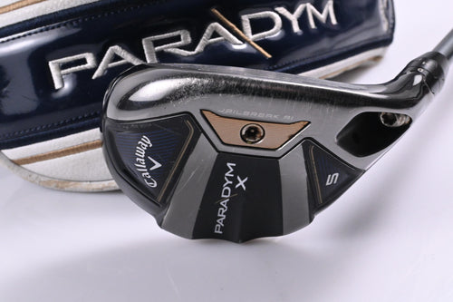Callaway Paradym X #5 Hybrid / 24 Degree / Regular Flex HZRDUS Silver 65 Shaft