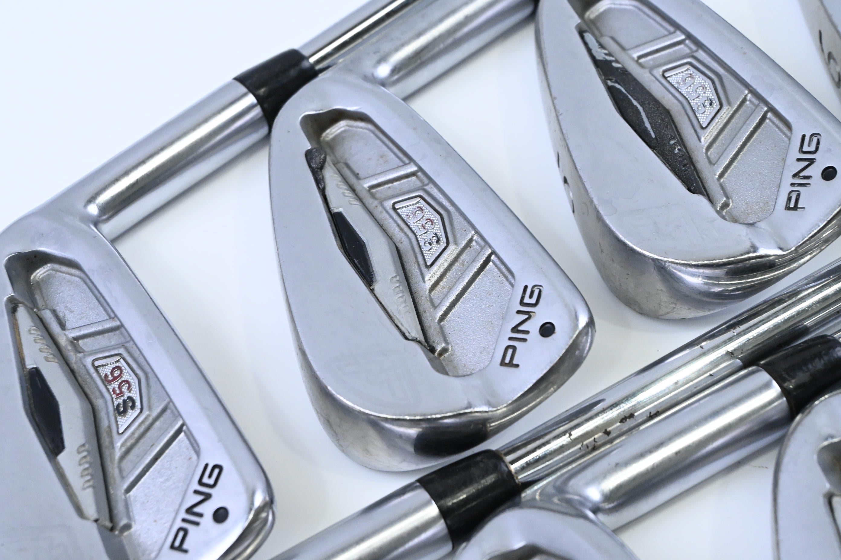 Ping S56 Irons / 3-PW / Black Dot / Stiff Flex Dynamic Gold Shafts