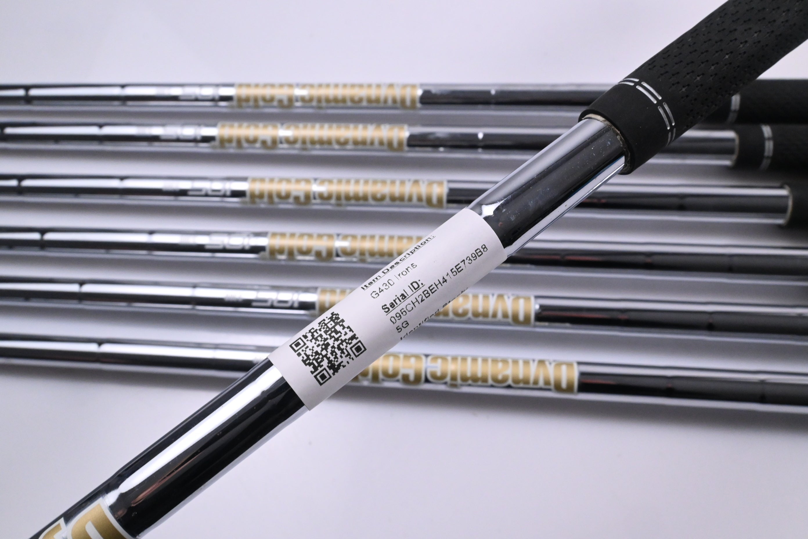 Ping G430 Irons / 4-PW / Green Dot / Stiff Flex Dynamic Gold 105 S300 Shafts