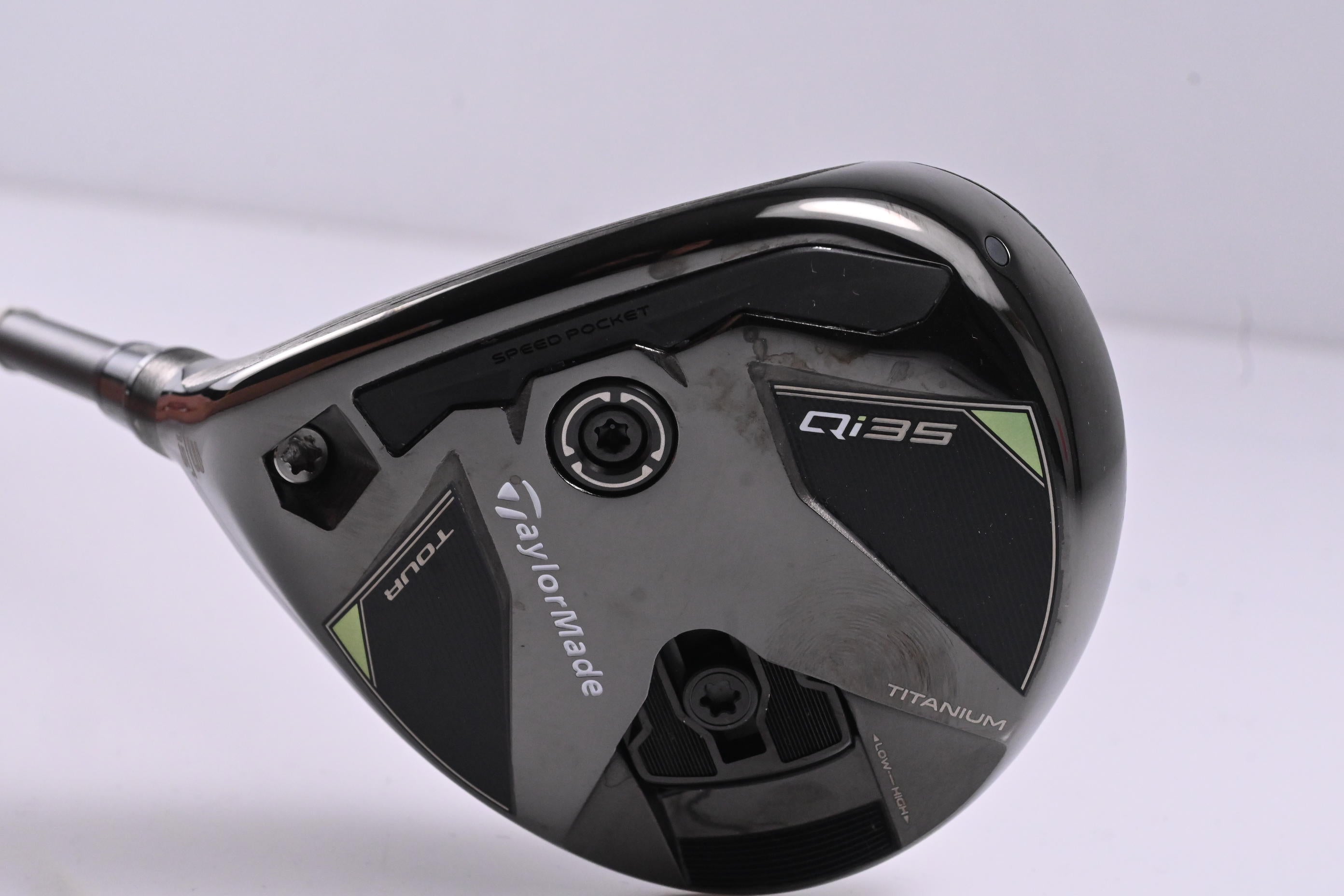 Left Hand Taylormade Qi35 Tour #3 Wood / 15 Degree / Regular Flex Ventus Blue 5
