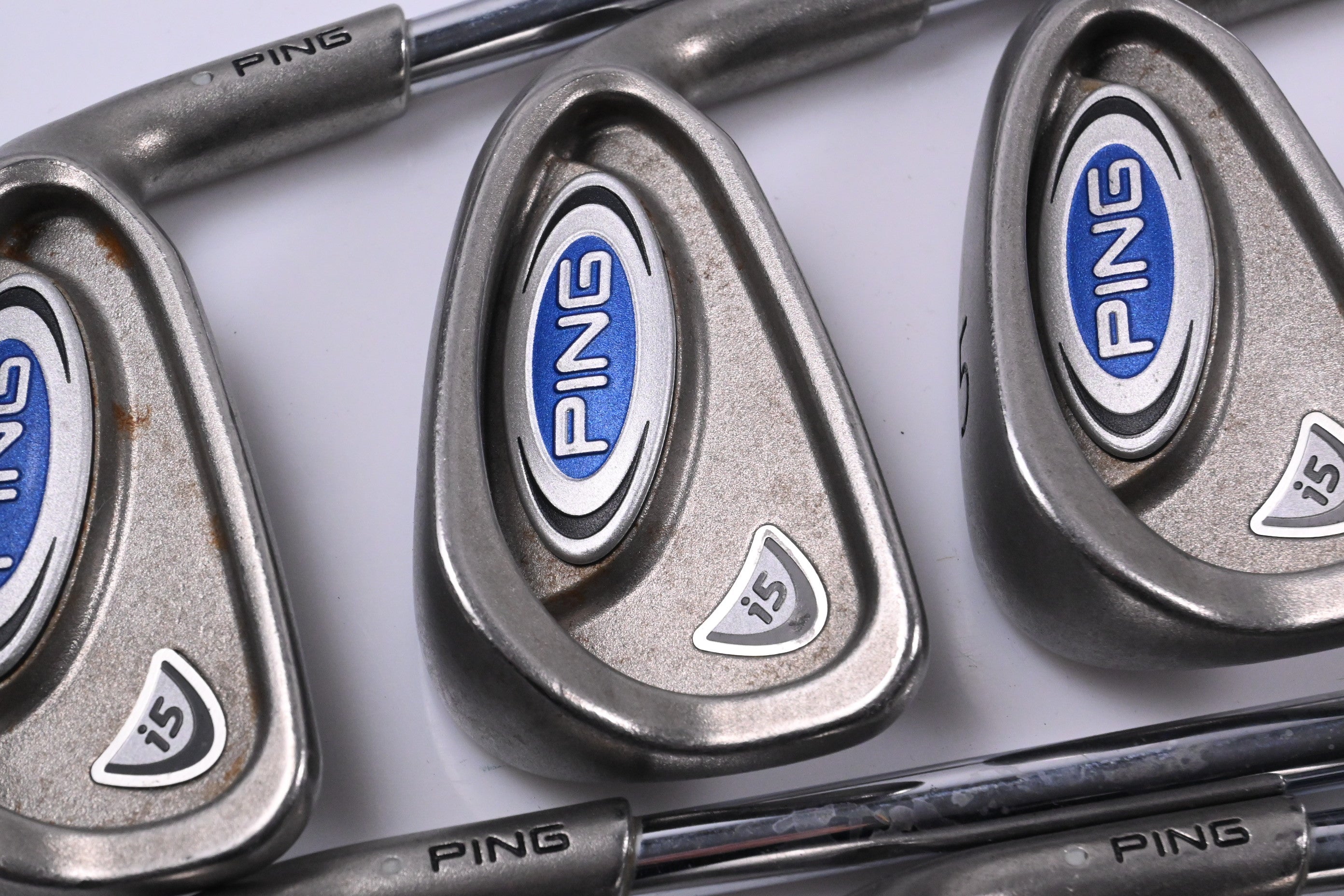 Ping i5 Irons / 3-PW / Silver Dot / Stiff Flex True Temper Ping Steel Shafts