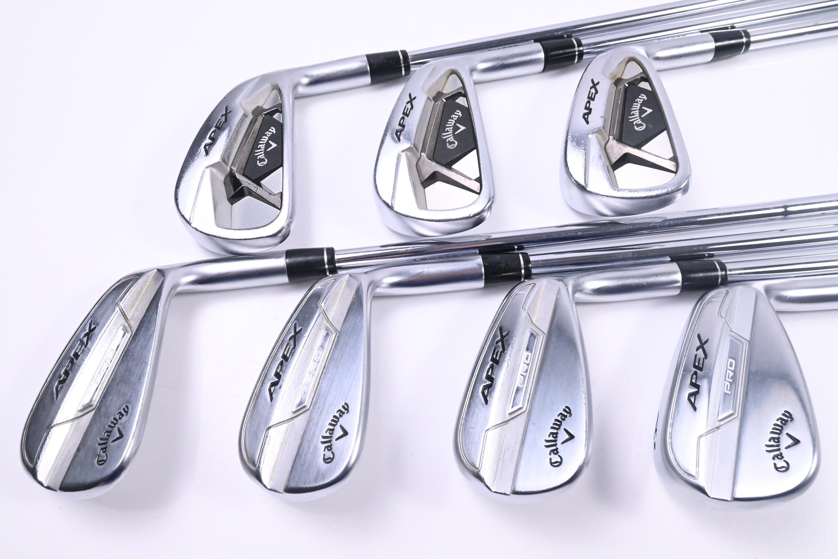 Callaway Apex/Apex Pro 21 Combo  Irons / 5-PW+AW / Stiff Flex Elevate ETS 95