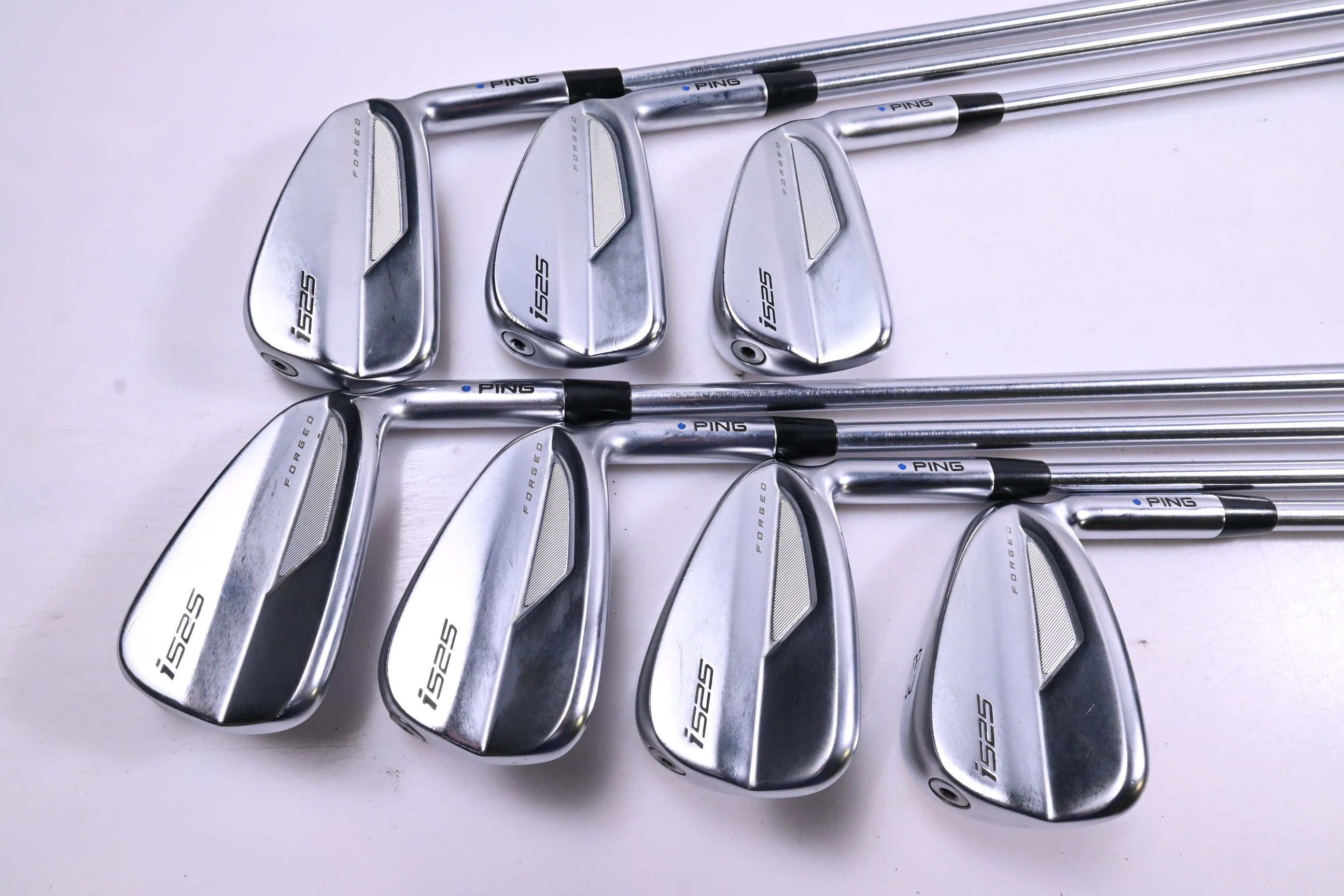Ping i525 Irons / 4-PW / Blue Dot / Stiff Flex Project X IO 110 Shafts
