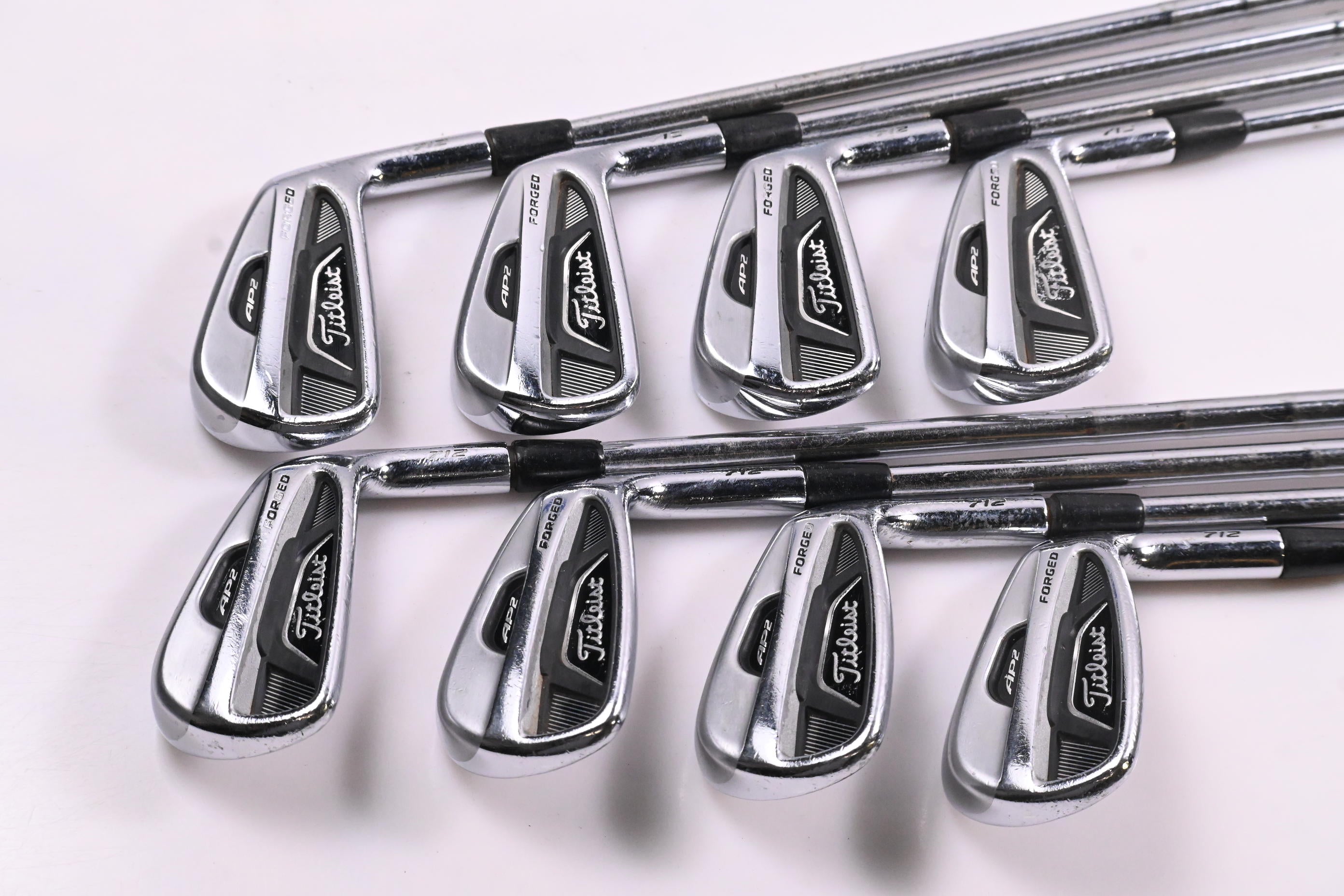 Titleist 712 AP2 Irons / 3-PW / Stiff Flex Steel Shafts