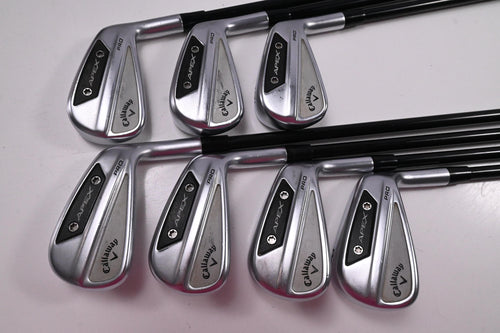 Callaway Apex Pro 24 Irons / 4-PW / Regular Flex MMT 85 Shafts
