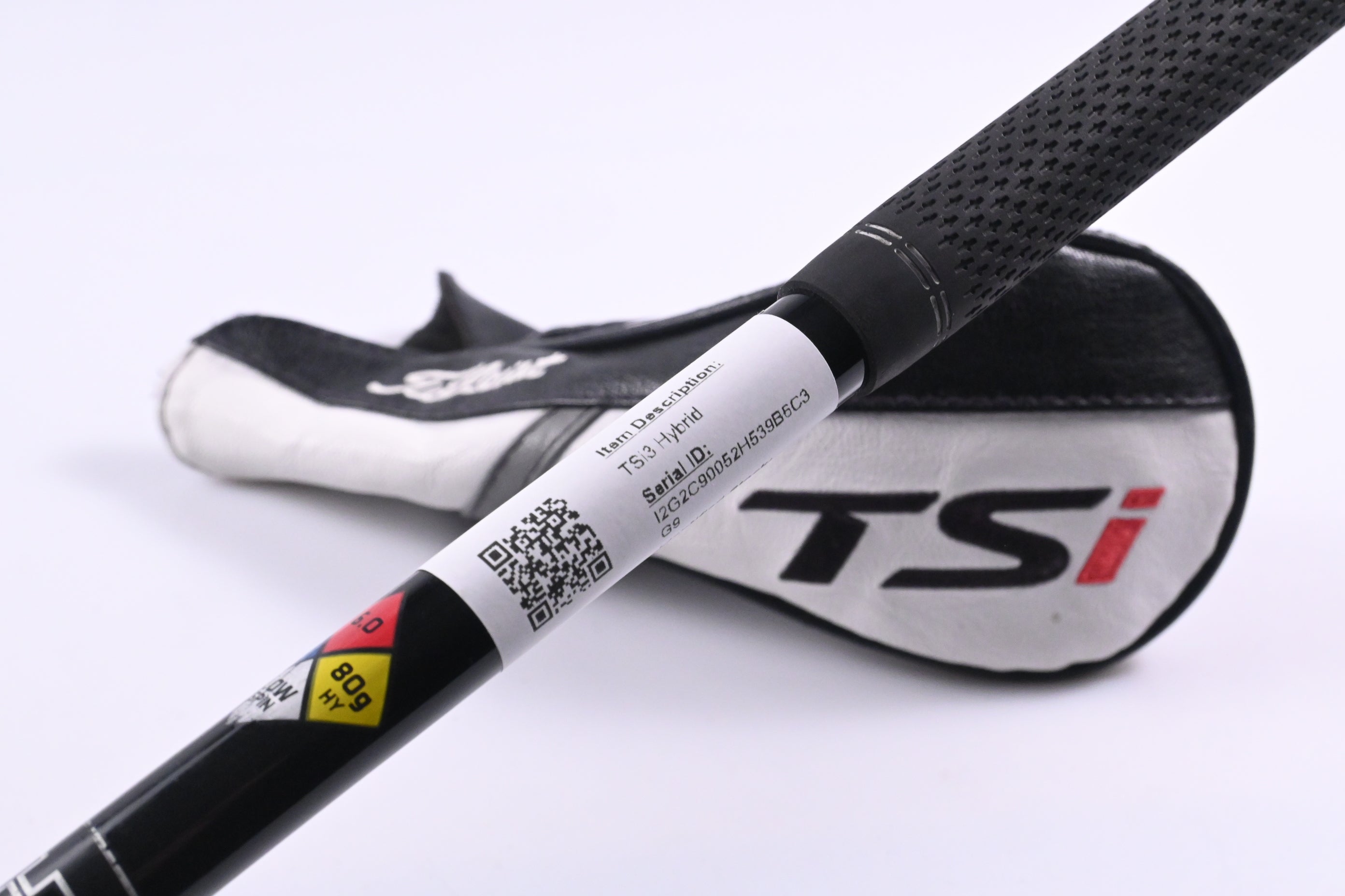 Titleist TSi3 #3 Hybrid / 20 Degree / Stiff Flex Hzrdus Smoke RDX Black 80 Shaft