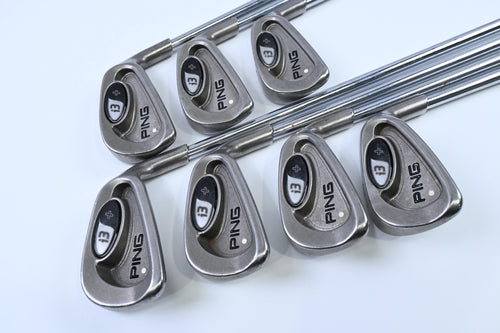 Ping i3+ Irons / 3-9 Iron / White Dot / Stiff Flex Steel Shafts