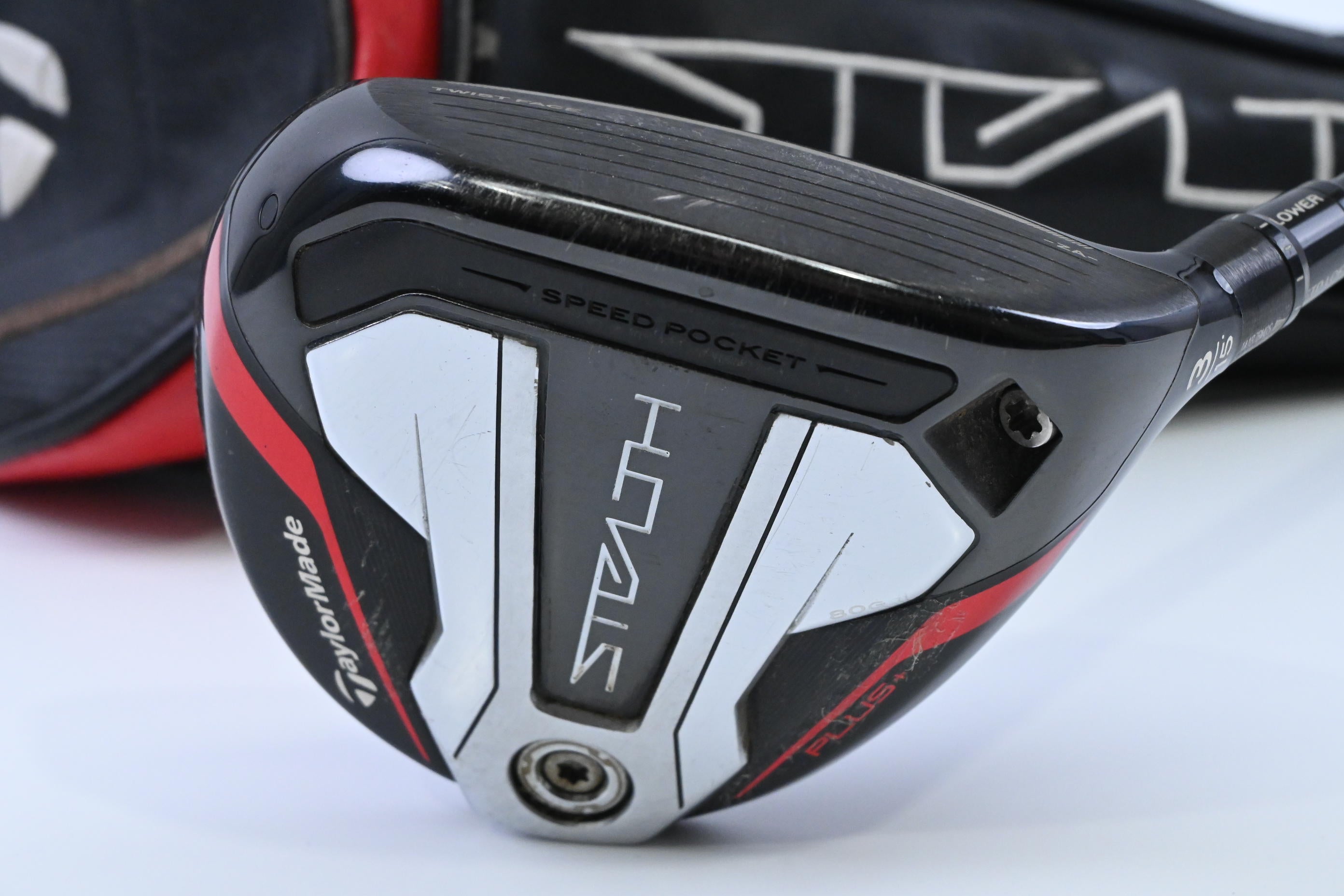 Taylormade Stealth Plus #3 Wood / 15 Degree / Stiff Flex HZRDUS Smoke Red RDX 75