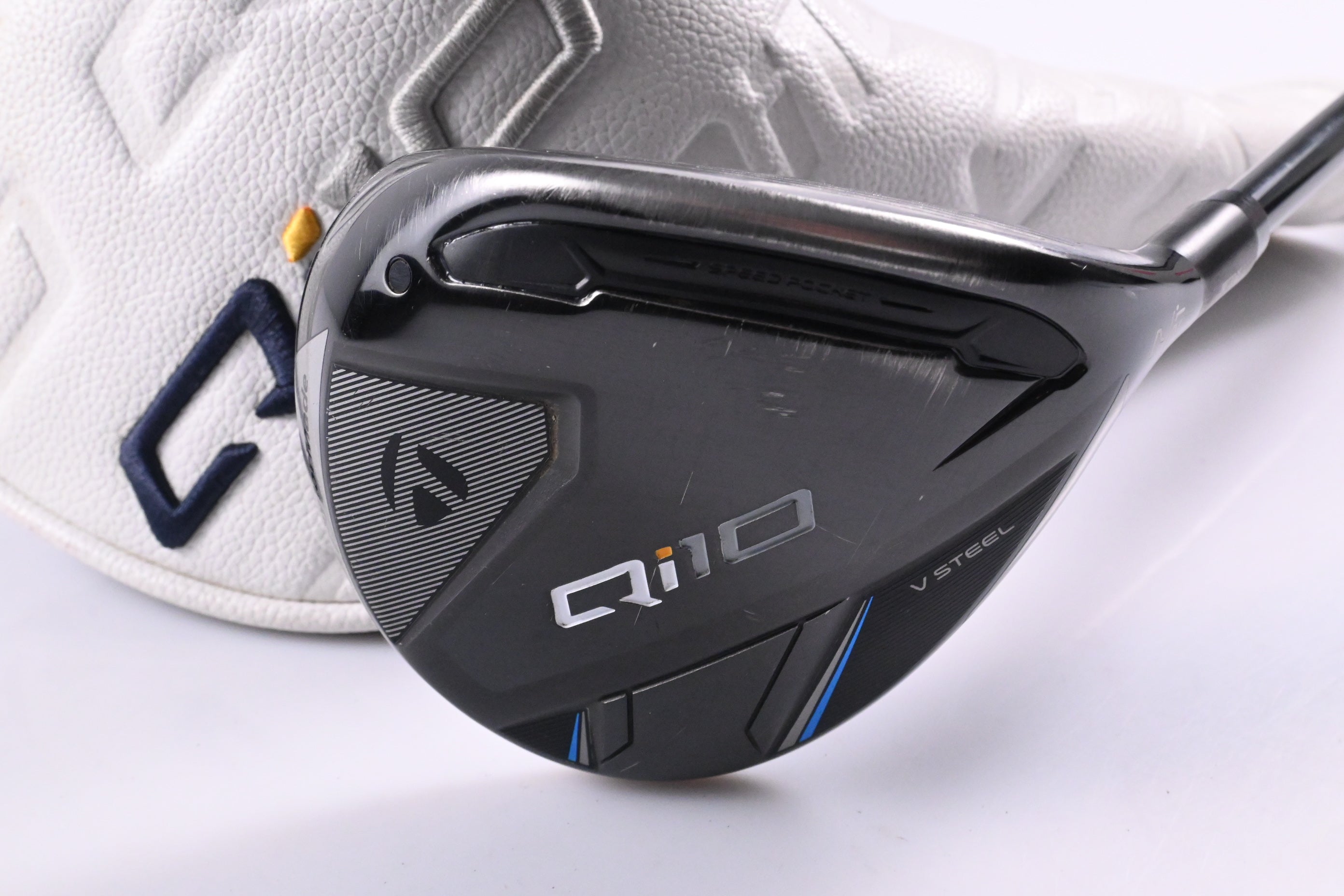 Taylormade Qi10 #7 Wood / 21 Degree / Stiff Flex Mitsubishi Kai'li Red 75 Shaft