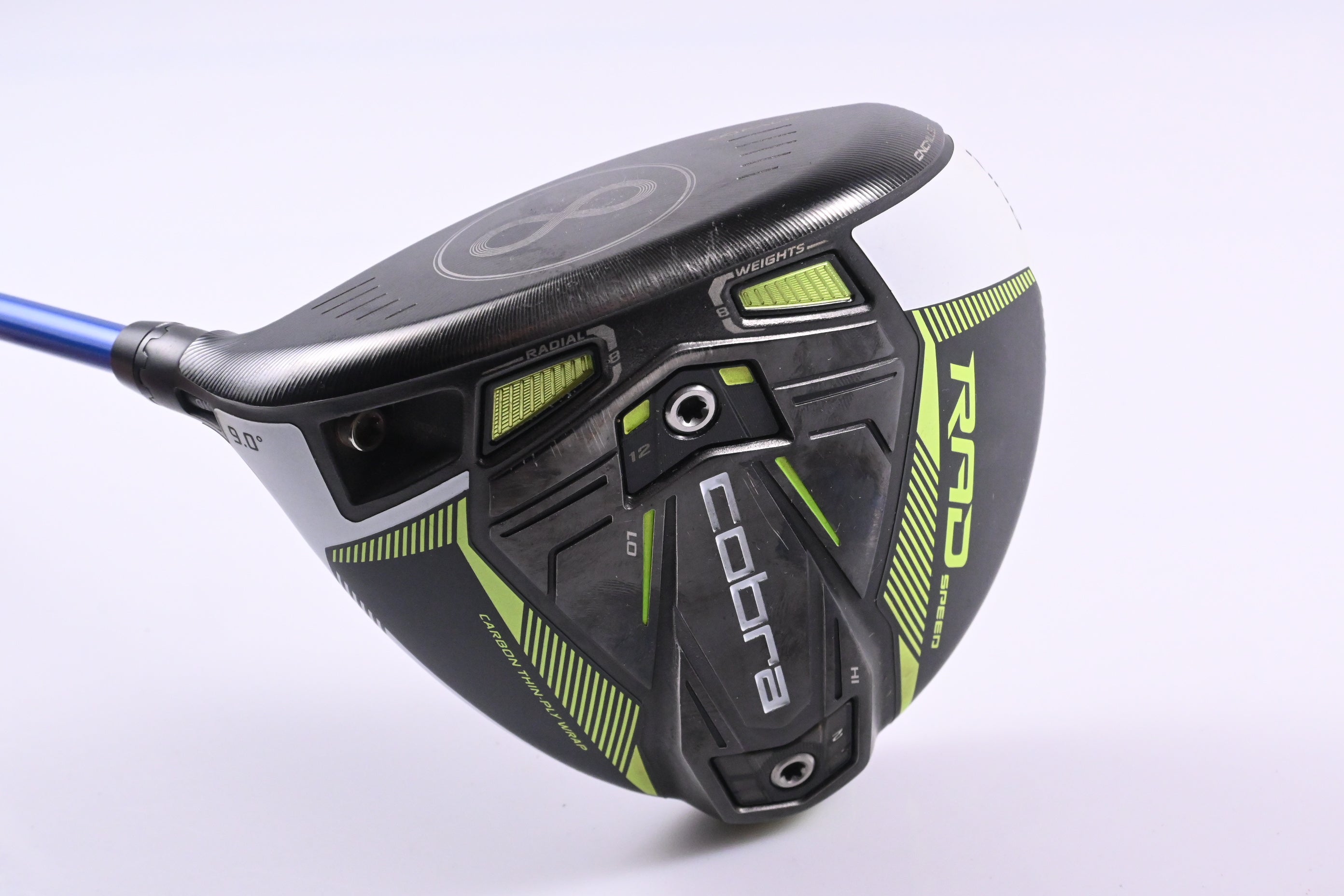 Left Hand Cobra King Radspeed Driver / 9 Degree / Regular Flex ProLaunch Blue 65
