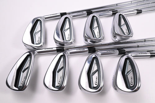 Ping G730 Irons / 5-PW+UW+56° / Black Dot / Stiff Flex Dynamic Gold S300 Shafts