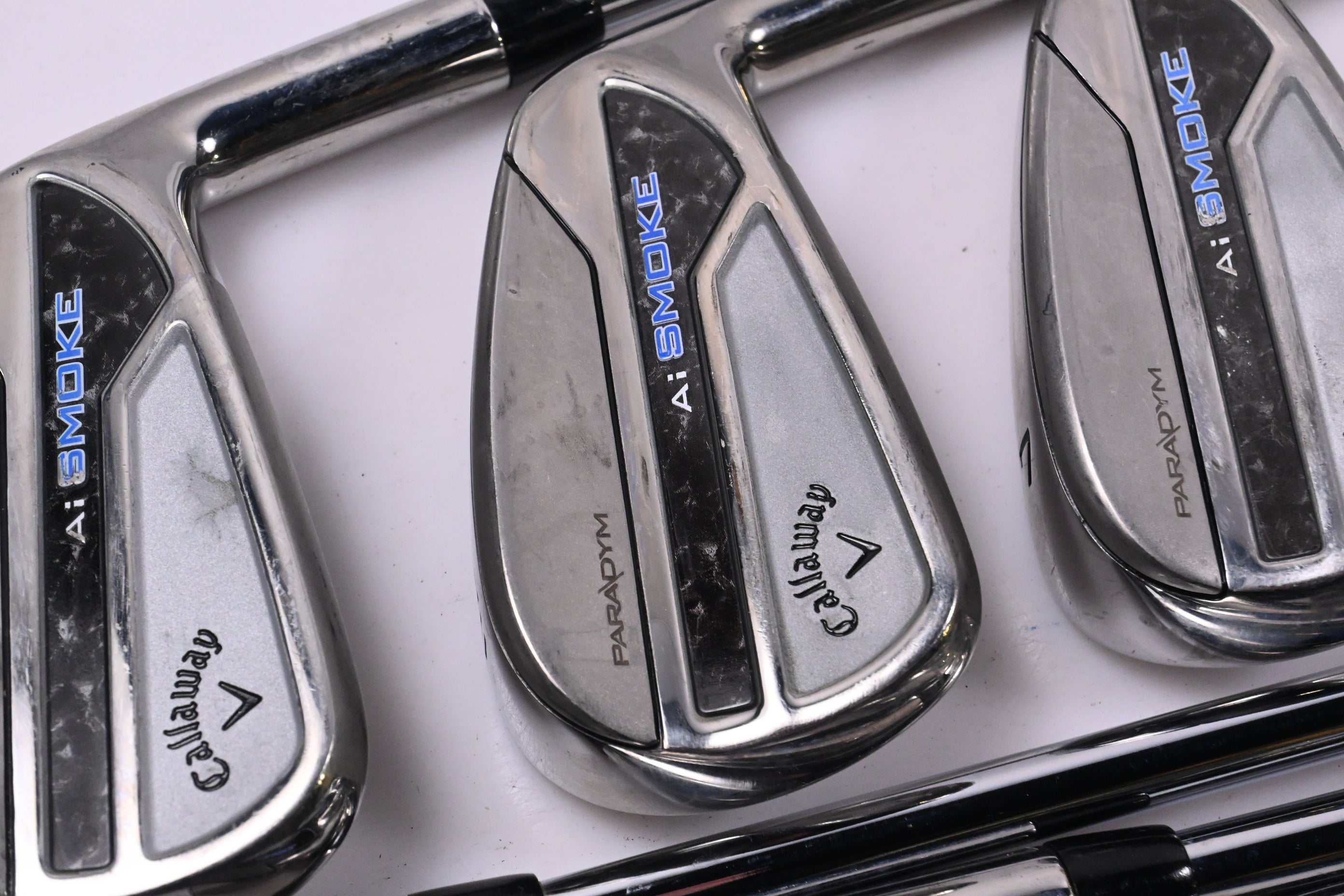 Callaway Paradym Ai Smoke Irons / 5-PW+SW / Stiff Flex Elevate MPH 95 Shafts
