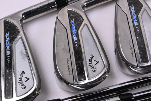 Callaway Paradym Ai Smoke Irons / 5-PW+SW / Stiff Flex Elevate MPH 95 Shafts