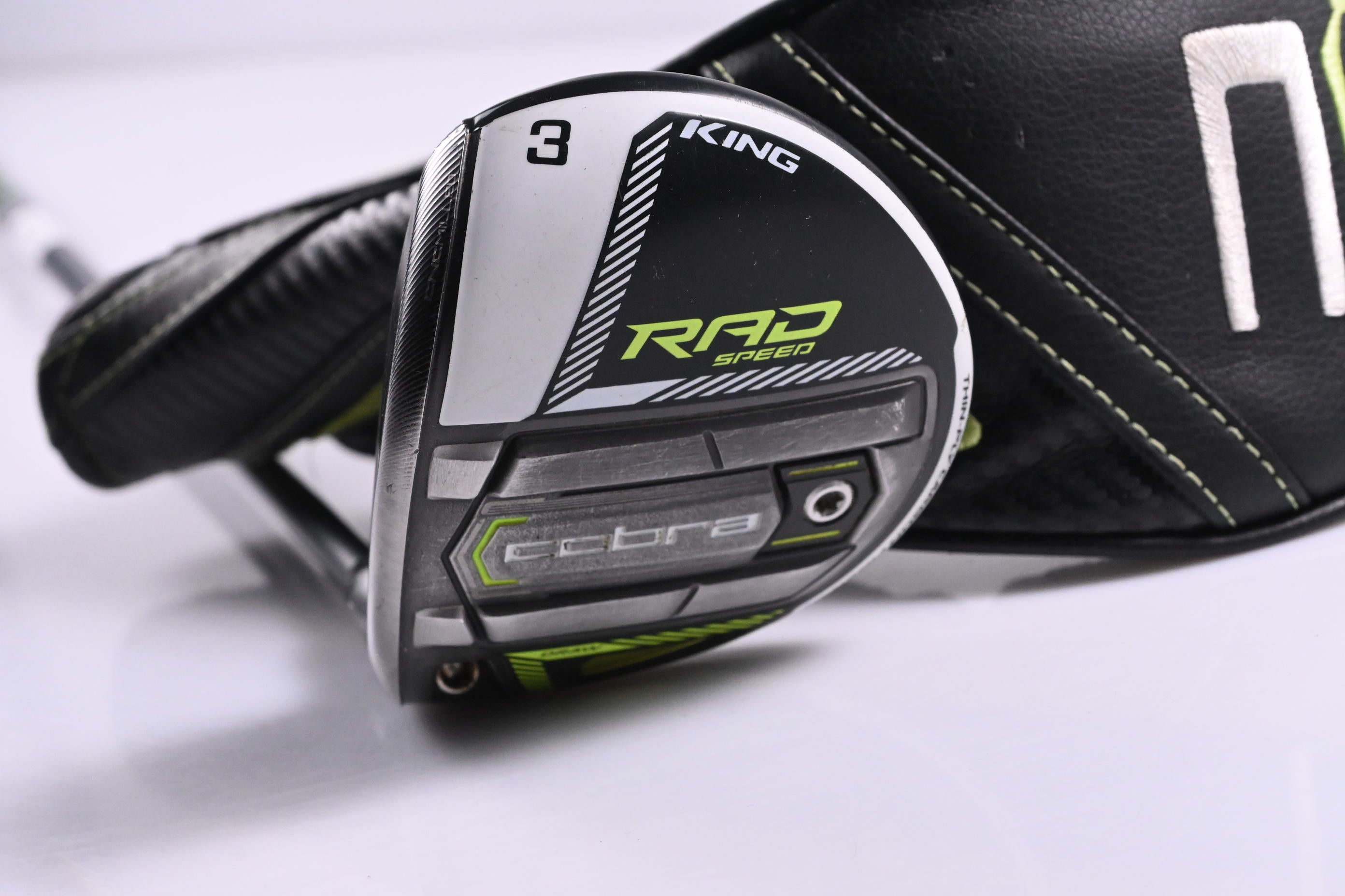 Left Hand Cobra King Radspeed Draw #3 Wood / 14.5 Degree / Stiff Flex HZRDUS