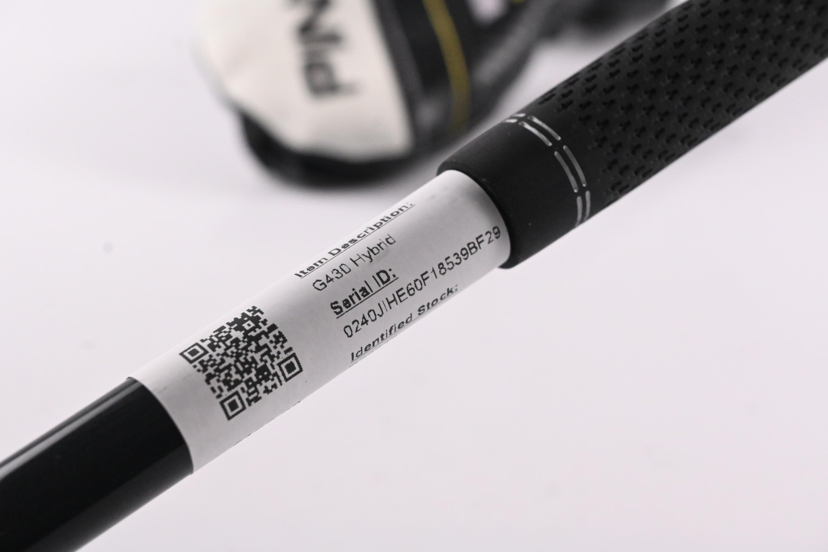 Ping G430 #3 Hybrid / 19 Degree / Stiff Flex Ping Alta CB Black 70 Shaft