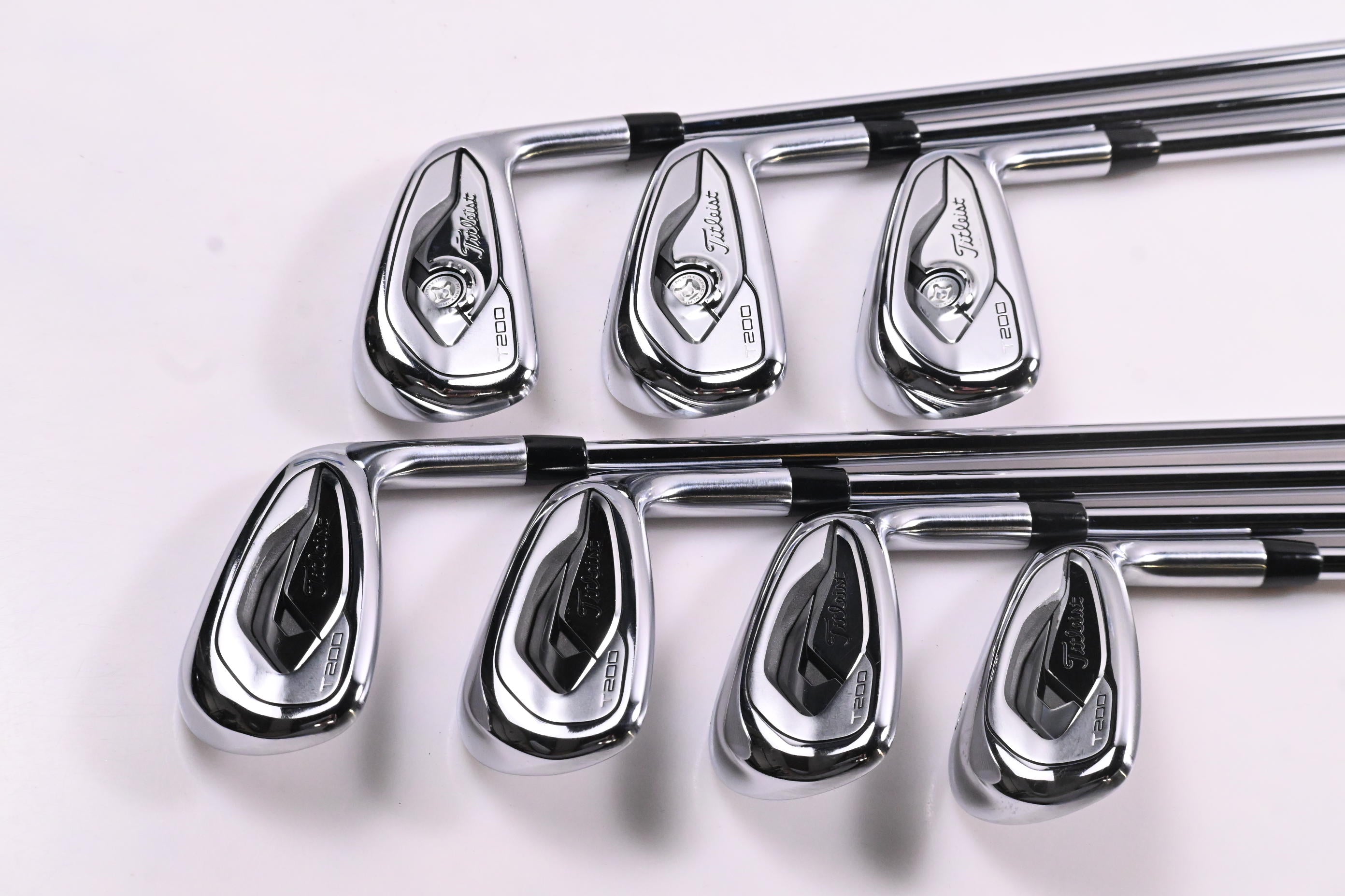Titleist T200 2019 Irons / 5-PW+48° / Regular Flex AMT Black R300 Shafts