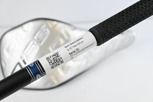 Taylormade Qi35 Max Driver / 10.5 Degree / Regular Flex Vanquish 5 Shaft