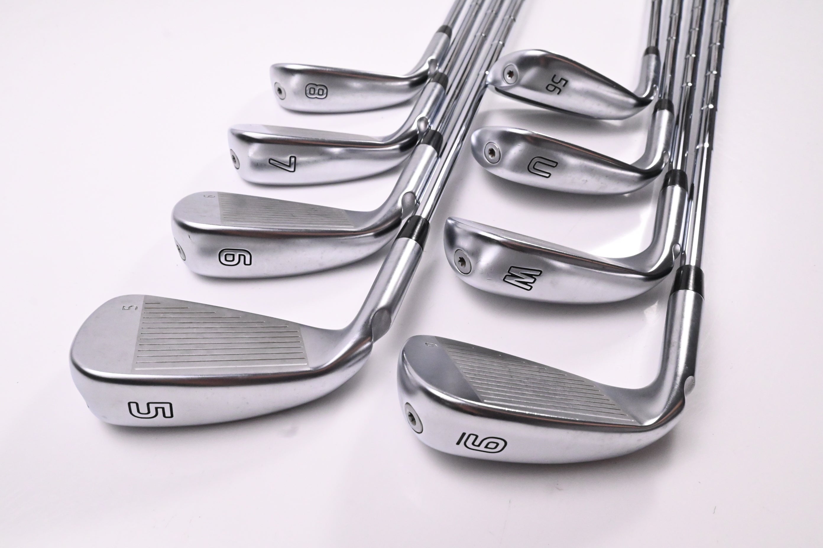 Ping G730 Irons / 5-PW+UW+56° / Black Dot / Stiff Flex Dynamic Gold S300 Shafts
