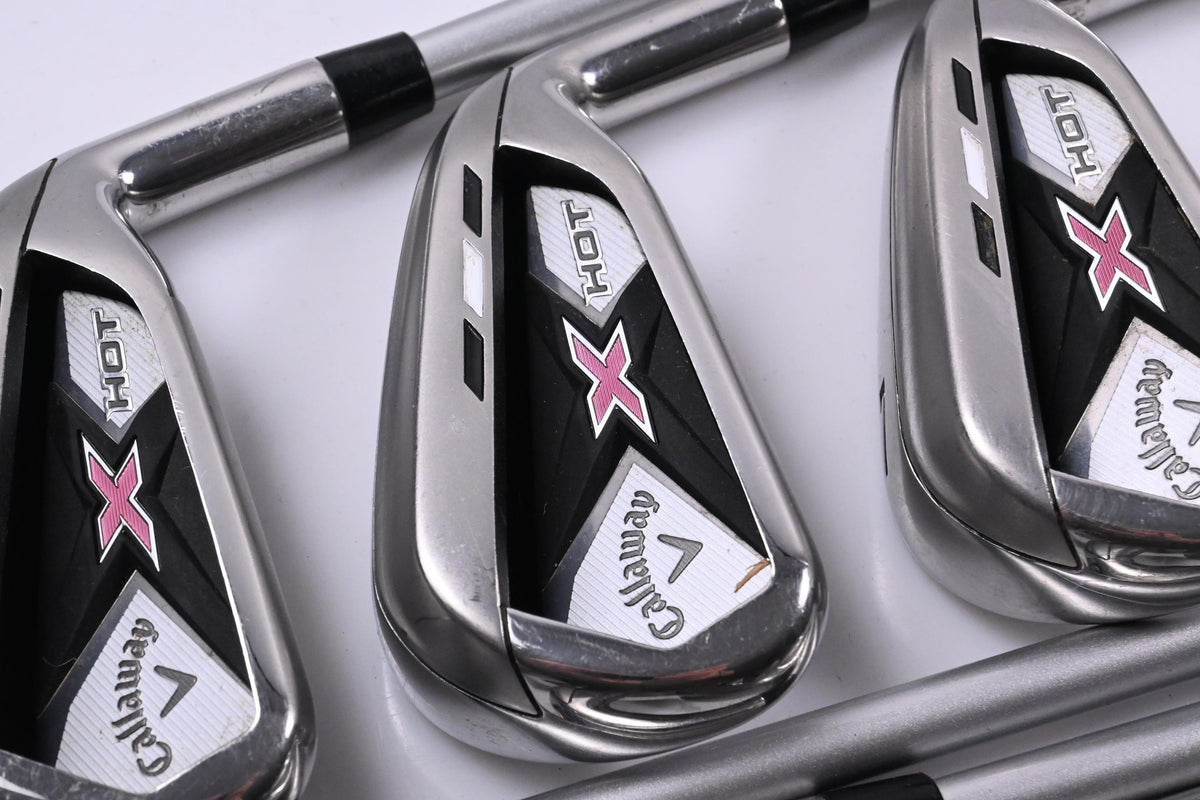 Ladies Callaway X Hot Irons / 5-PW+SW / Ladies Flex Callaway X Hot 50 Shaft