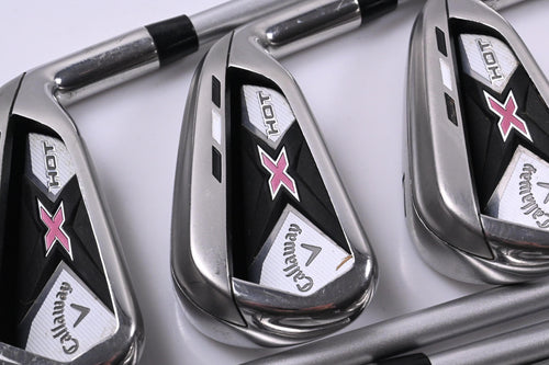 Ladies Callaway X Hot Irons / 5-PW+SW / Ladies Flex Callaway X Hot 50 Shaft