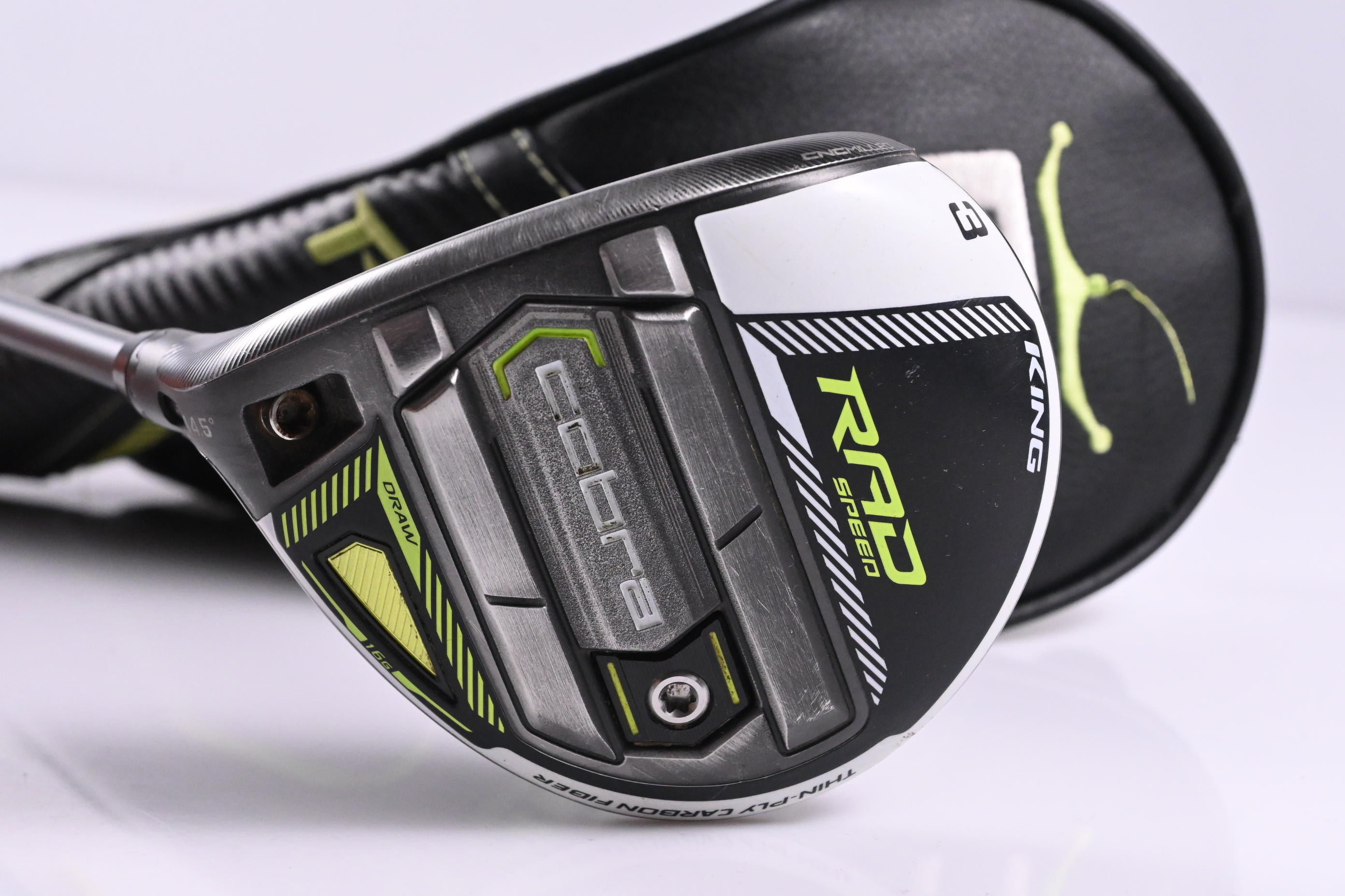 Left Hand Cobra King Radspeed Draw #3 Wood / 14.5 Degree / Stiff Flex HZRDUS