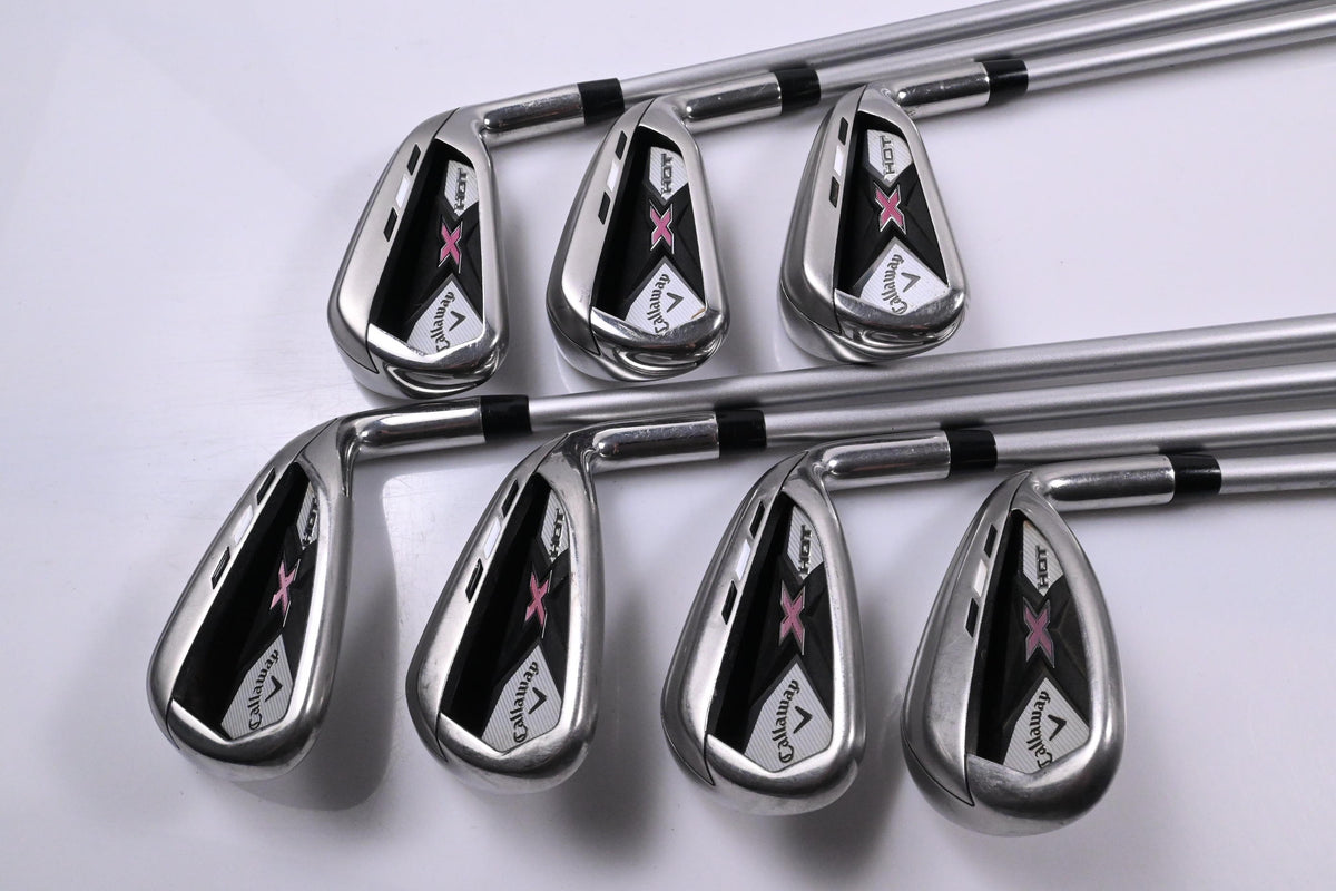 Ladies Callaway X Hot Irons / 5-PW+SW / Ladies Flex Callaway X Hot 50 Shaft