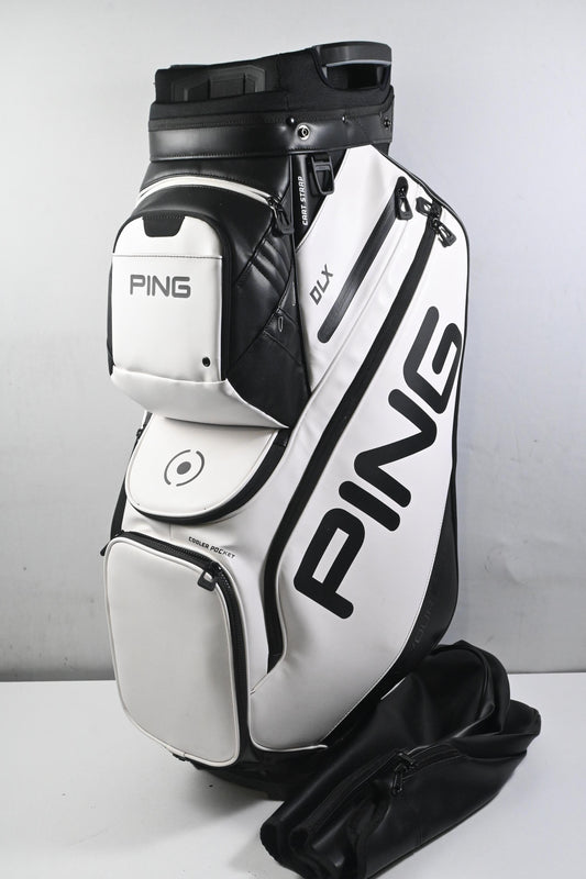 Ping DLX Cart Bag / 15-Way Divider / White & Black