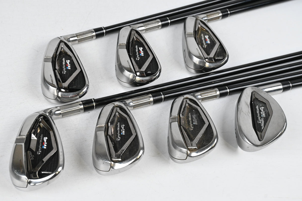 Taylormade M4 Irons / 5-PW+SW / Regular Flex Fujikura Atmos Red 6 Shafts