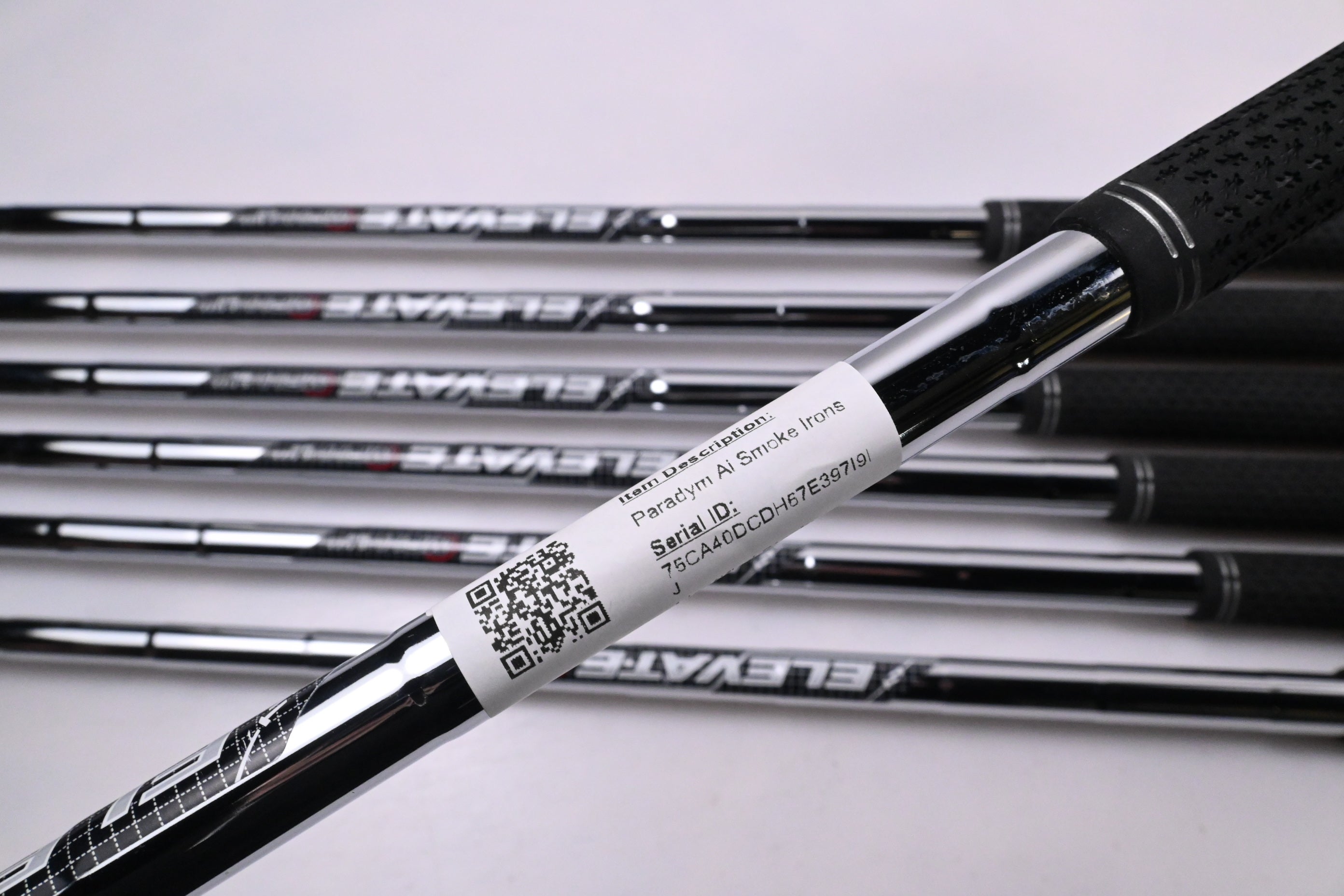 Callaway Paradym Ai Smoke Irons / 5-PW+SW / Stiff Flex Elevate MPH 95 Shafts