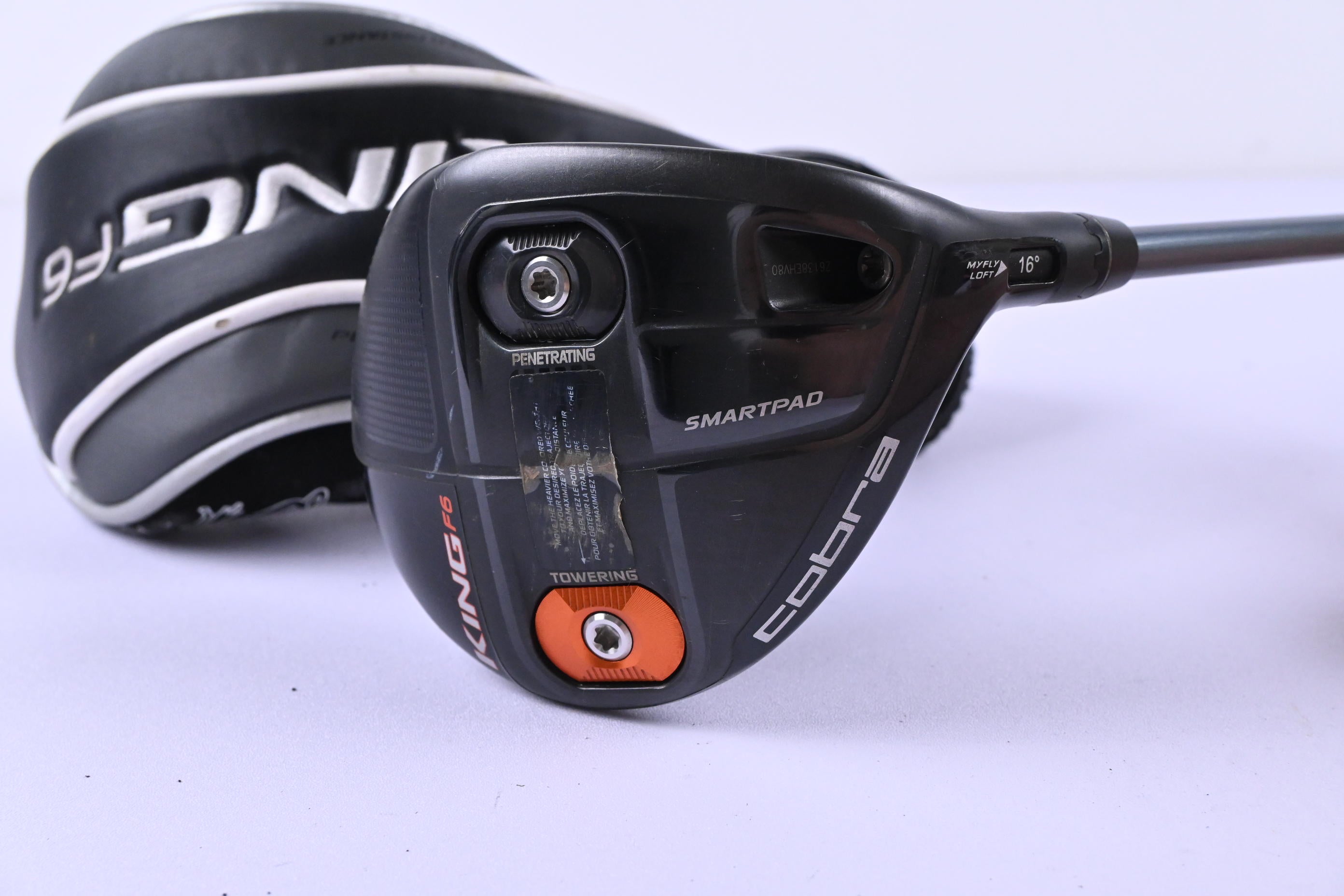Cobra King F6 #3 Wood / 15 Degree / Stiff Flex OZIK MFS Q4 Red Tie 65 Shaft