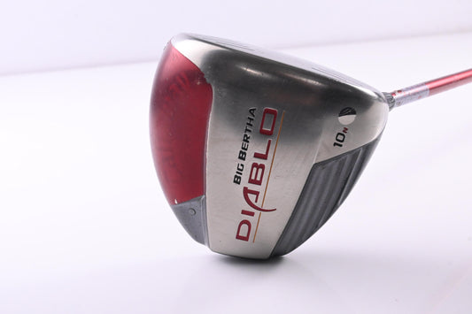 Callaway Big Bertha Diablo Driver / 10 Degree / Stiff Flex Aldila DVS 65 Shaft