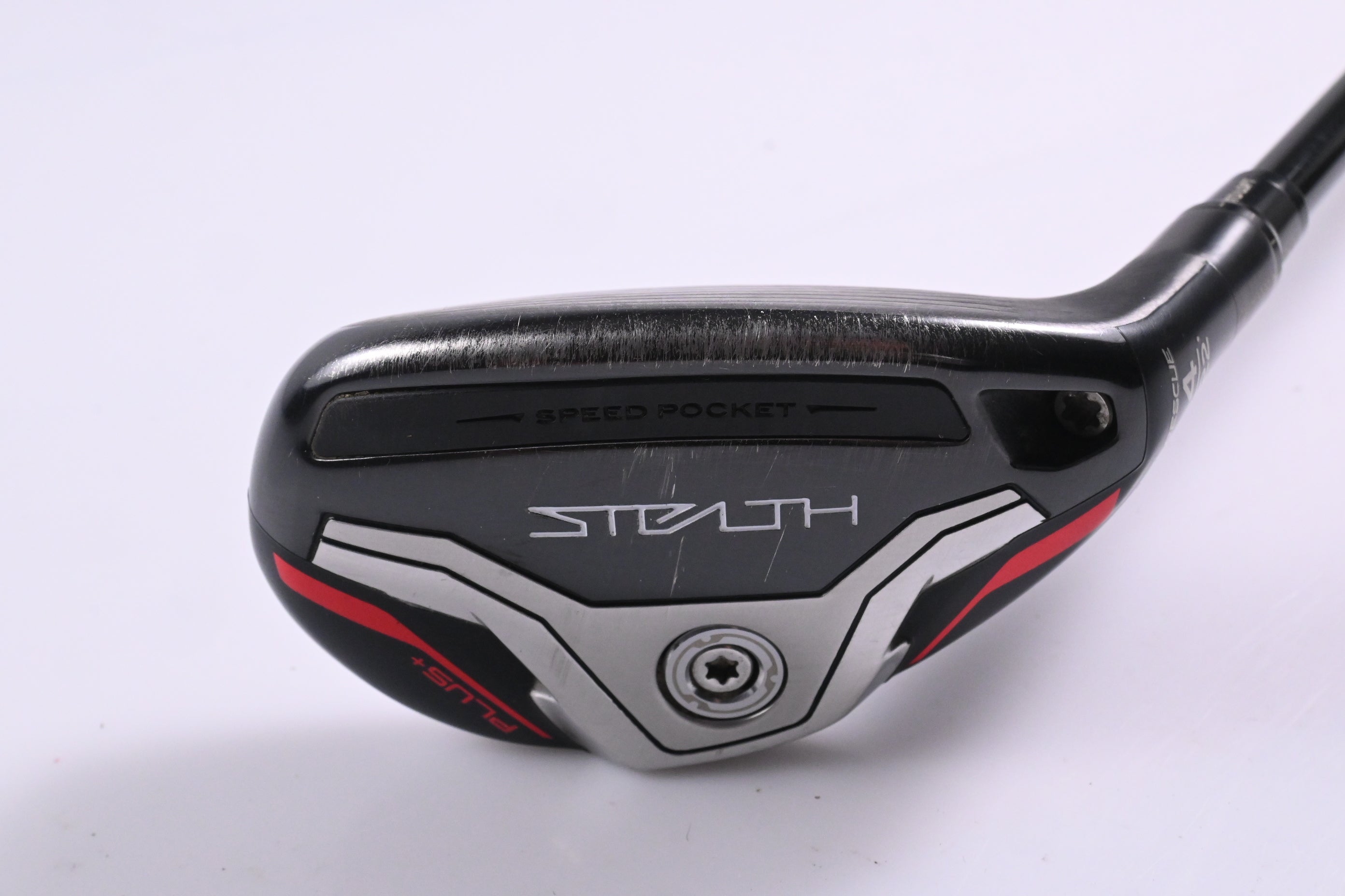 Taylormade Stealth Plus #4 Hybrid / 22 Degree / Regular Flex HZRDUS Smoke Red