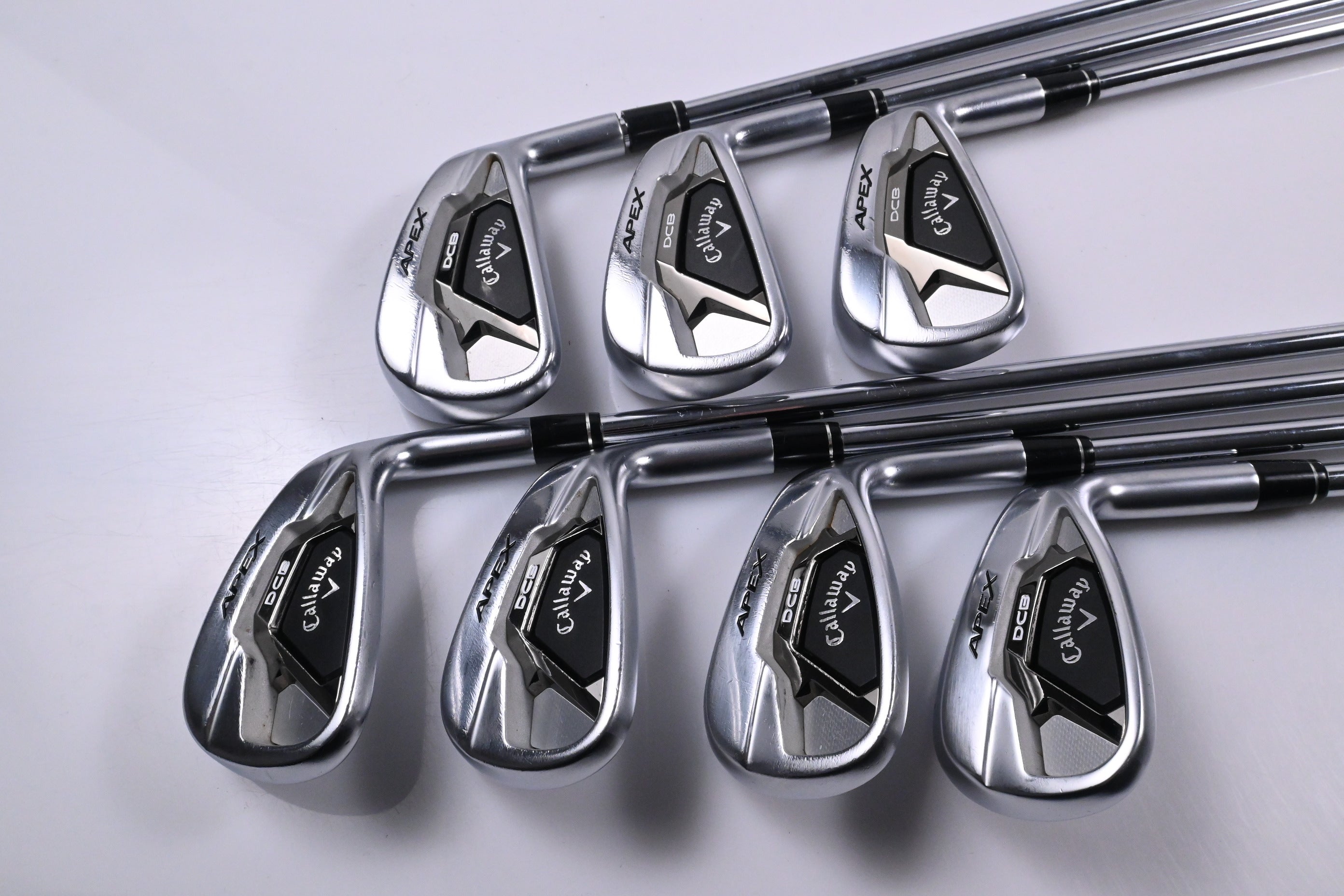 Callaway Apex DCB Irons / 5-PW+GW / Regular Flex Elevate 85 Shafts