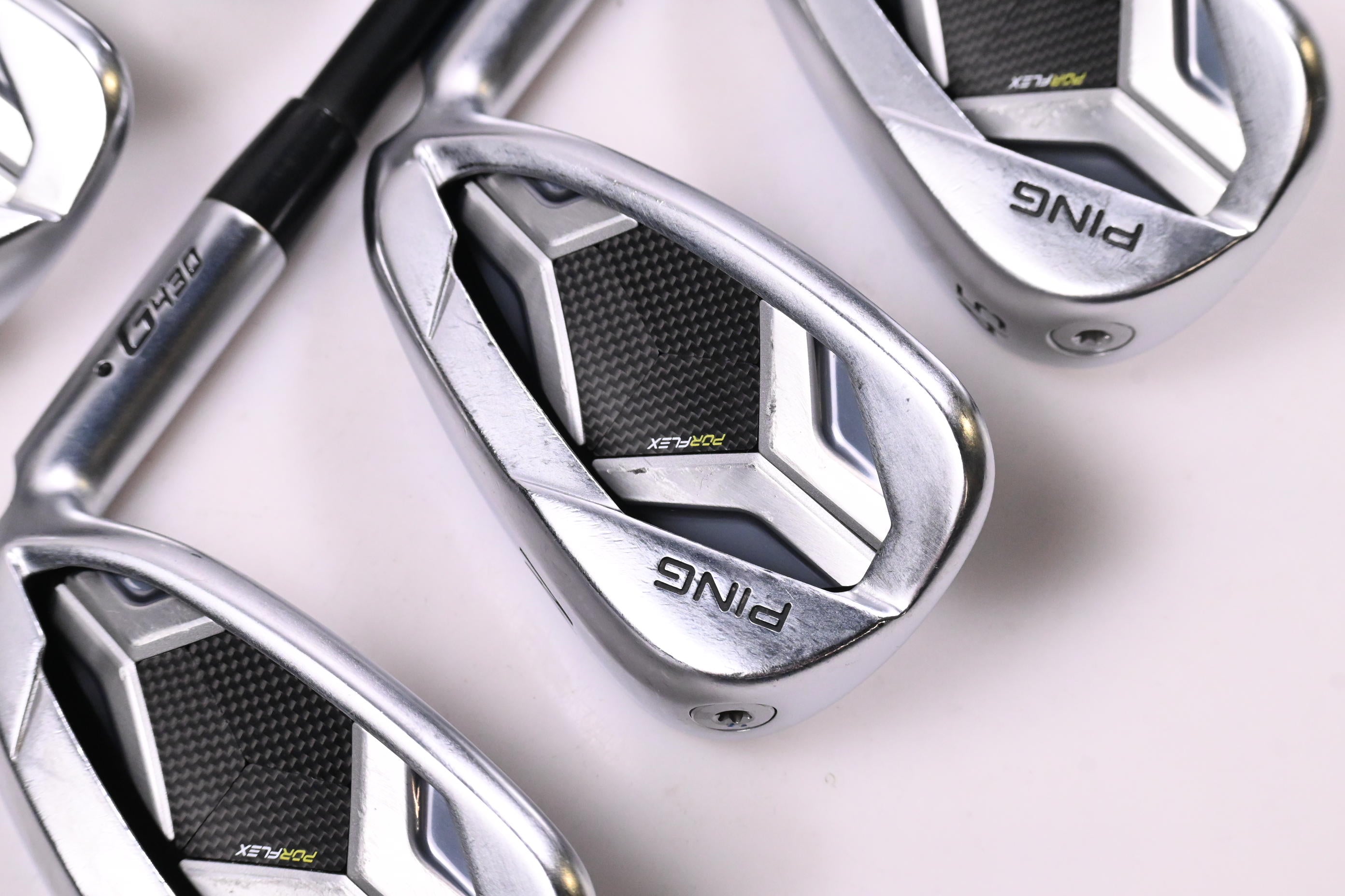 Ping G430 Irons / 7-PW+45° / Black Dot / Regular Flex Ping Alta CB Black Shafts